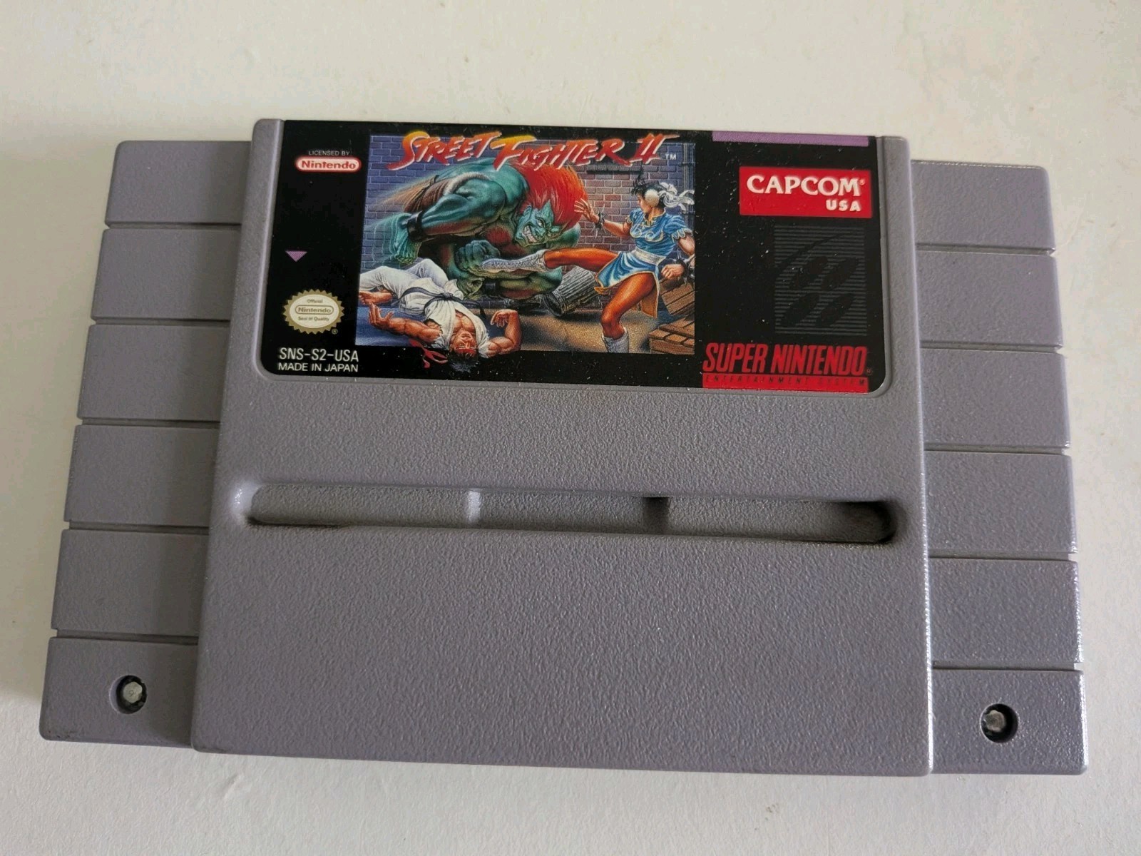 Street Fighter 2 Turbo Cartridge for Super Nintendo SNES 1992