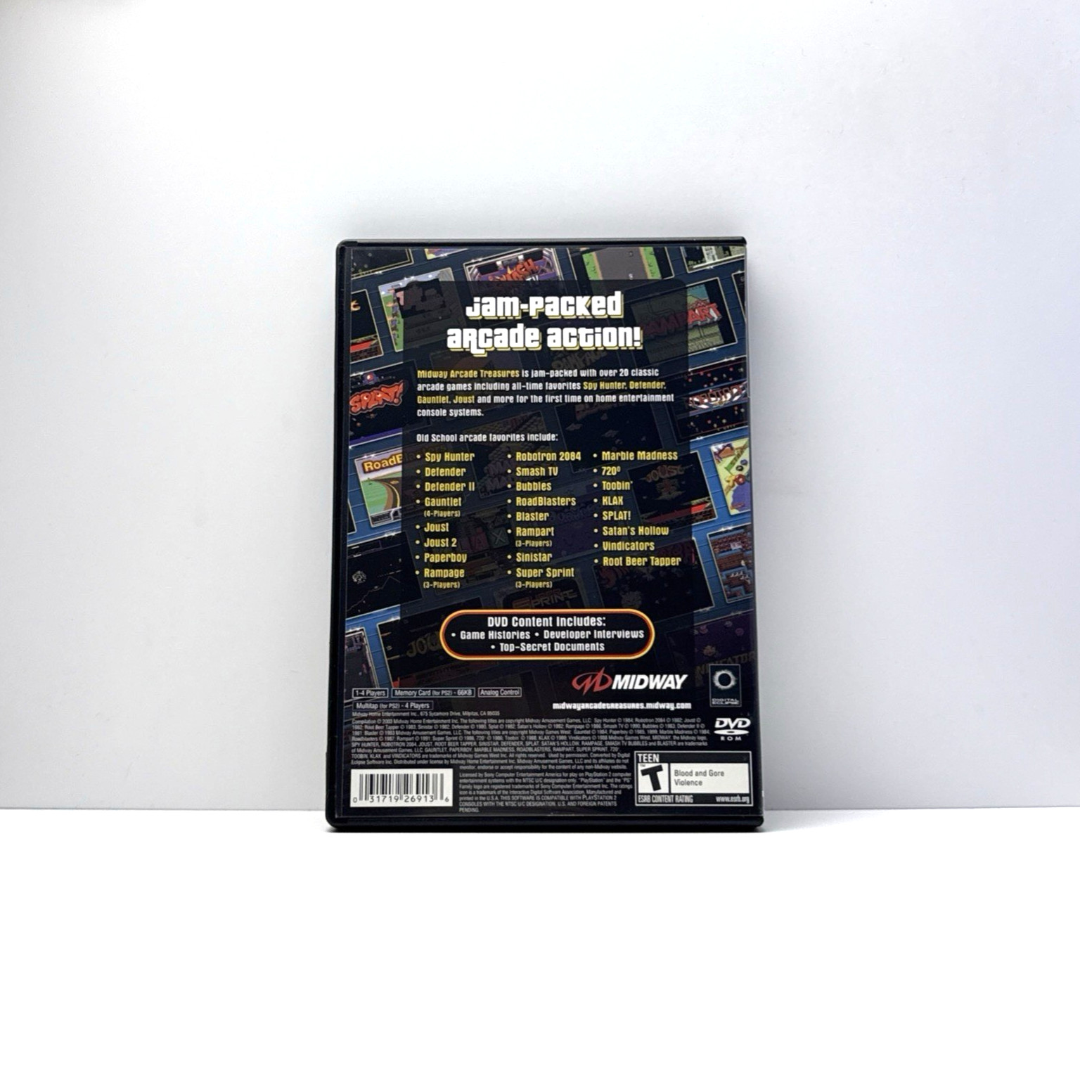 Midway Arcade Treasures Sony PlayStation 2 PS2 CIB Complete Refurbished & Tested