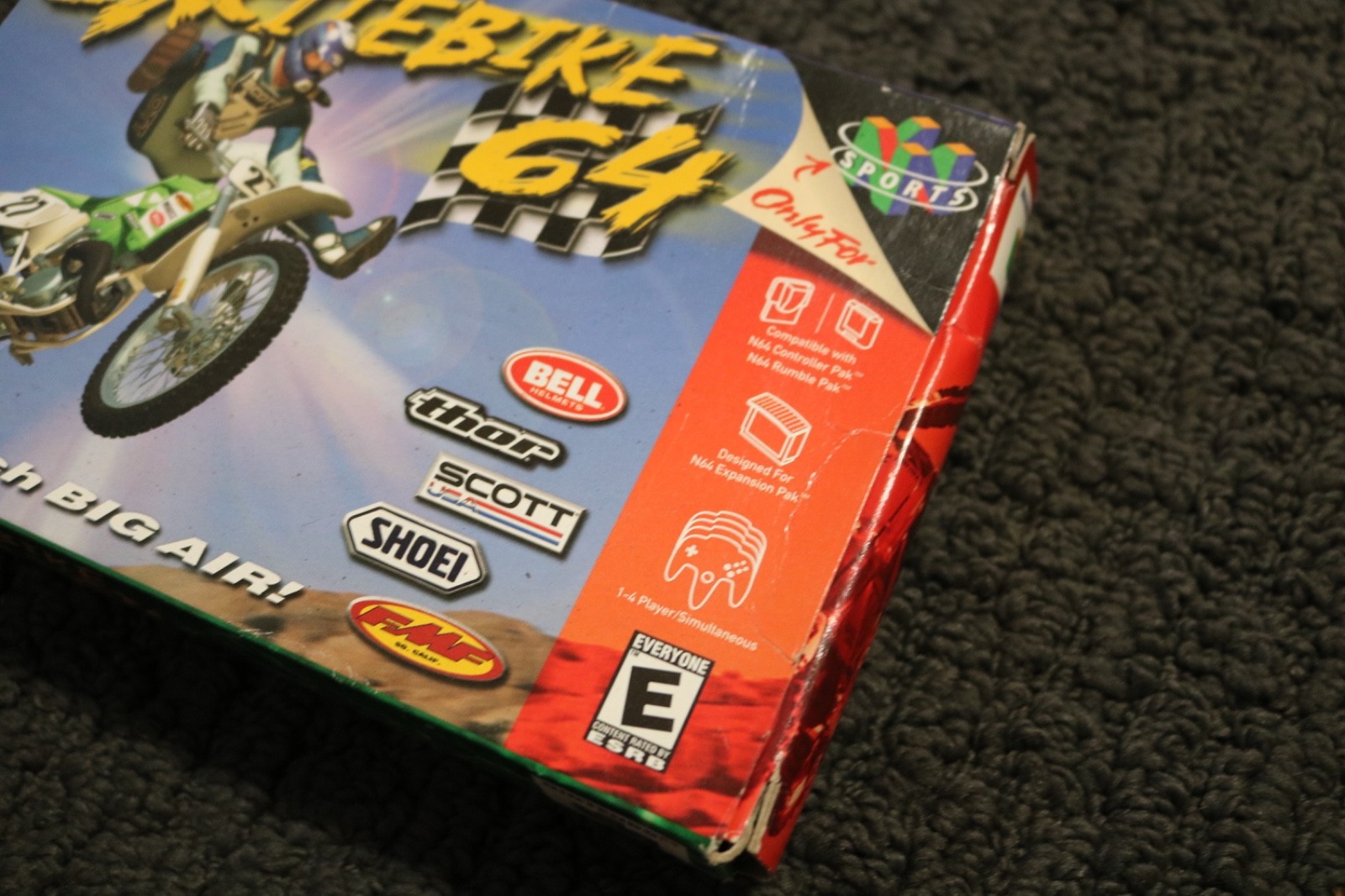 Excitebike 64 Nintendo 64 2000 Cartridge and Box No Manual