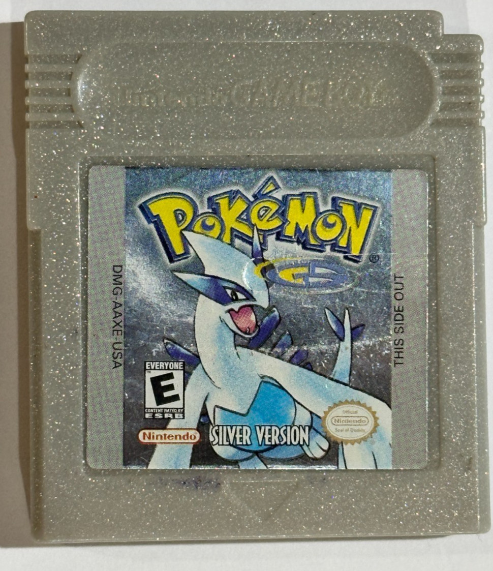 Pokemon Silver Version (Game Boy, 2000) Authentic, Cartridge Only, Dry Battery