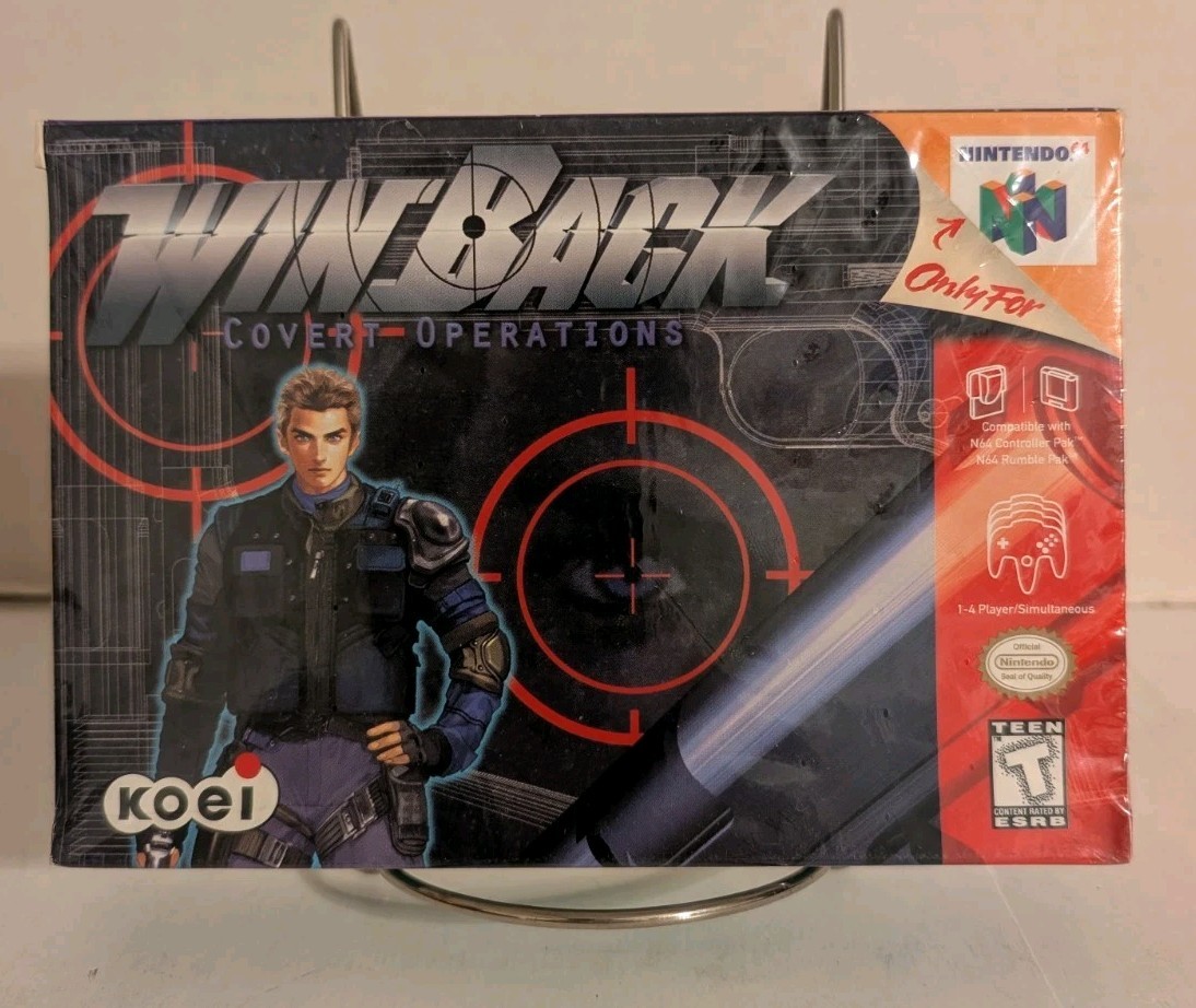 Winback Covert Operations Nintendo Koei N64 Factory SEALED RARE!!