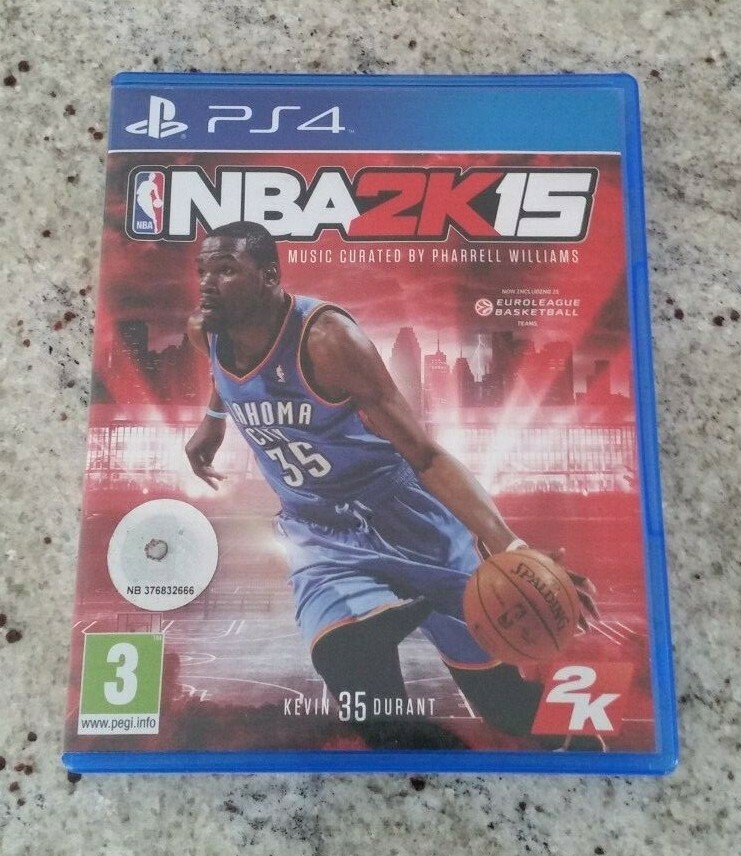 NBA2K15-PS4 GAME- KEVIN DURANT-2014 – ALMOST LIKE NEW – MADE IN THE EU (AUSTRIA)