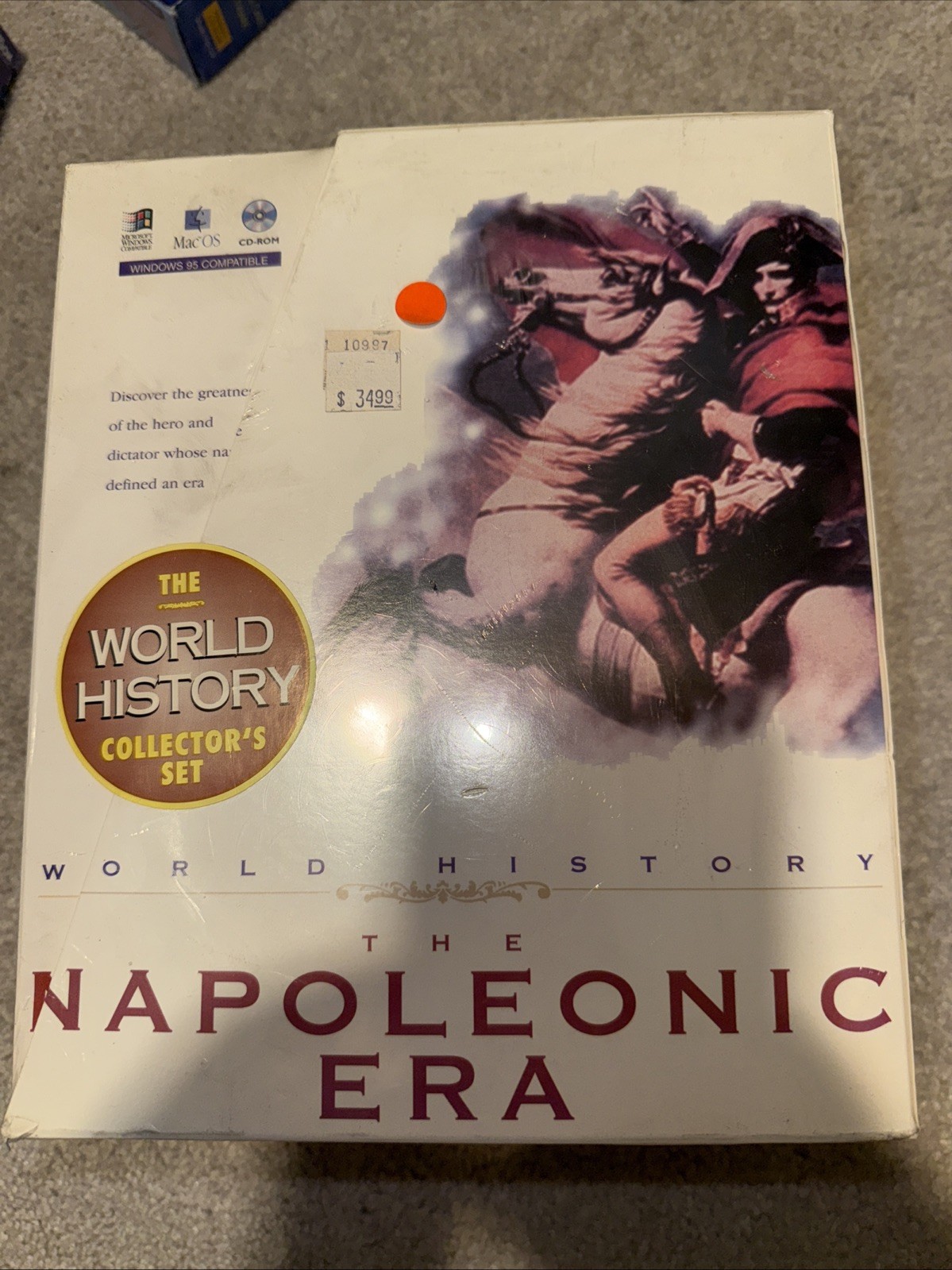 The Napoleonic Era World History PC Box Set Windows 95 Brand New Sealed NOS DMG