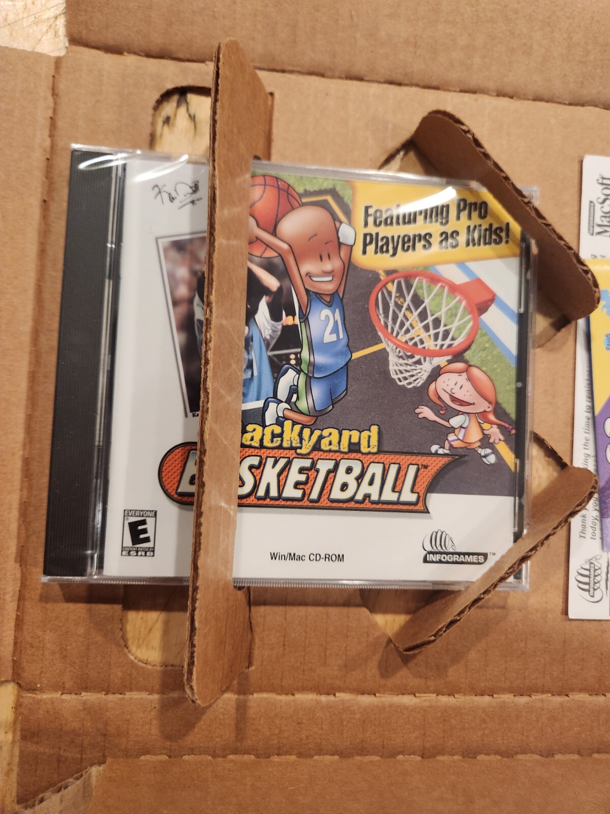 3 PC CD Rom 2001 backyard Basketball Football & Hockey games all new in box