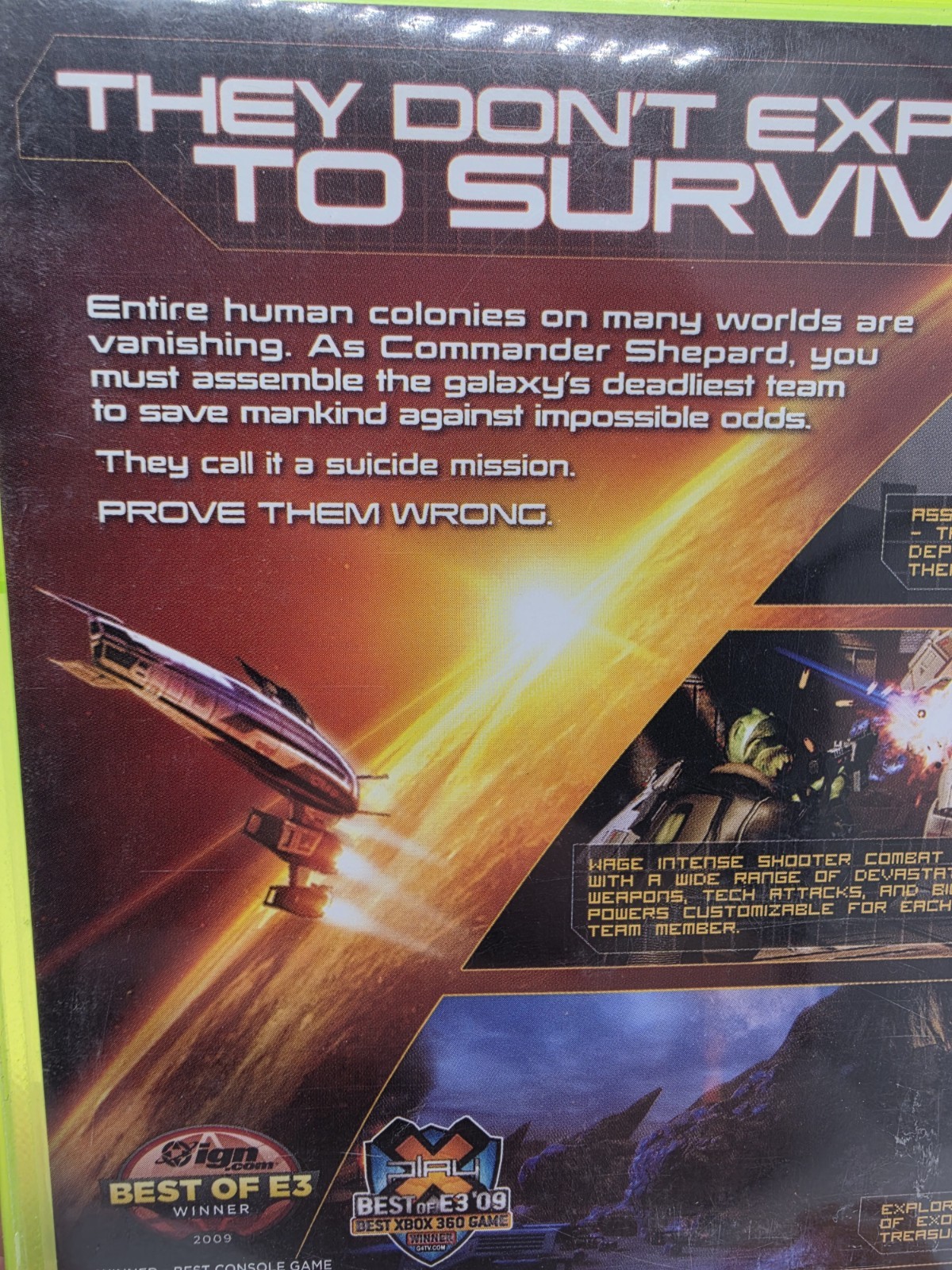 Mass Effect 2 (Xbox 360) Cib Complete Mint Tested Working