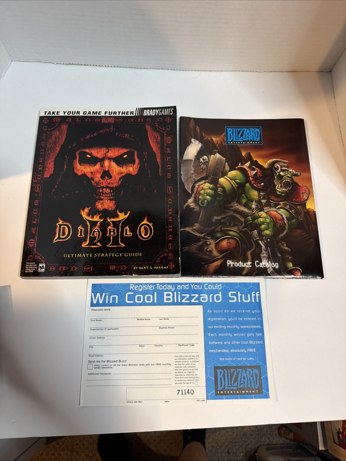 Diablo II Macintosh Version Blizzard Big BoxGame