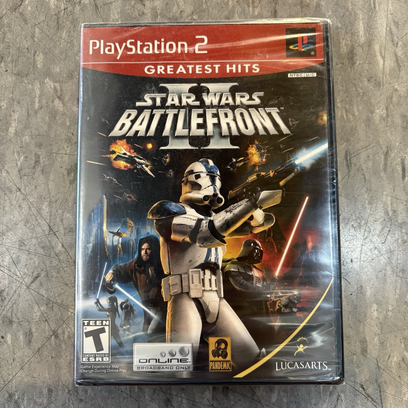 Sealed Star Wars Battlefront 2 Greatest Hits Edition PlayStation 2 PS2