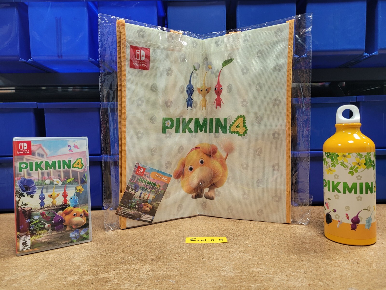 Pikmin 4 for Nintendo Switch + Exclusive Stainless Steel Water Bottle + Tote Bag