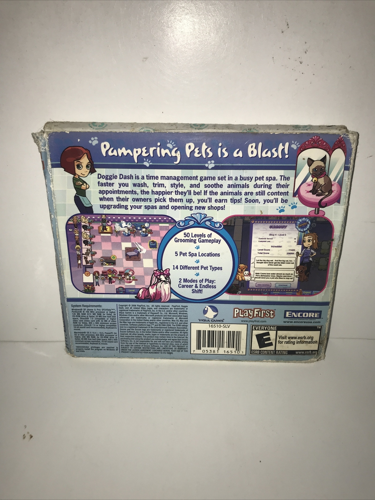 Video Game PC Doggie Dash by PlayFirst 2008 MAC