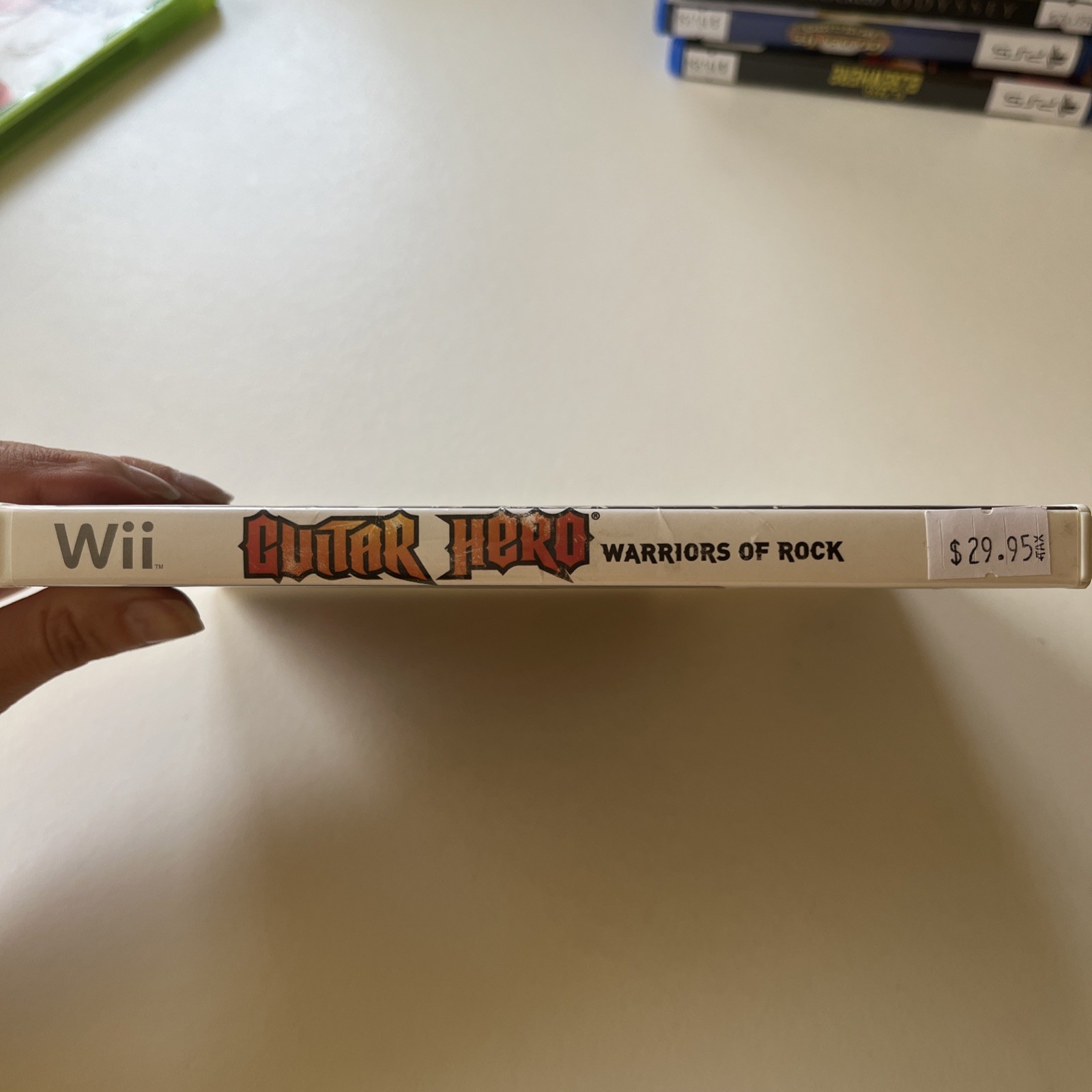 Guitar Hero Warriors of Rock Nintendo Wii Activision CIB Complete With Manual