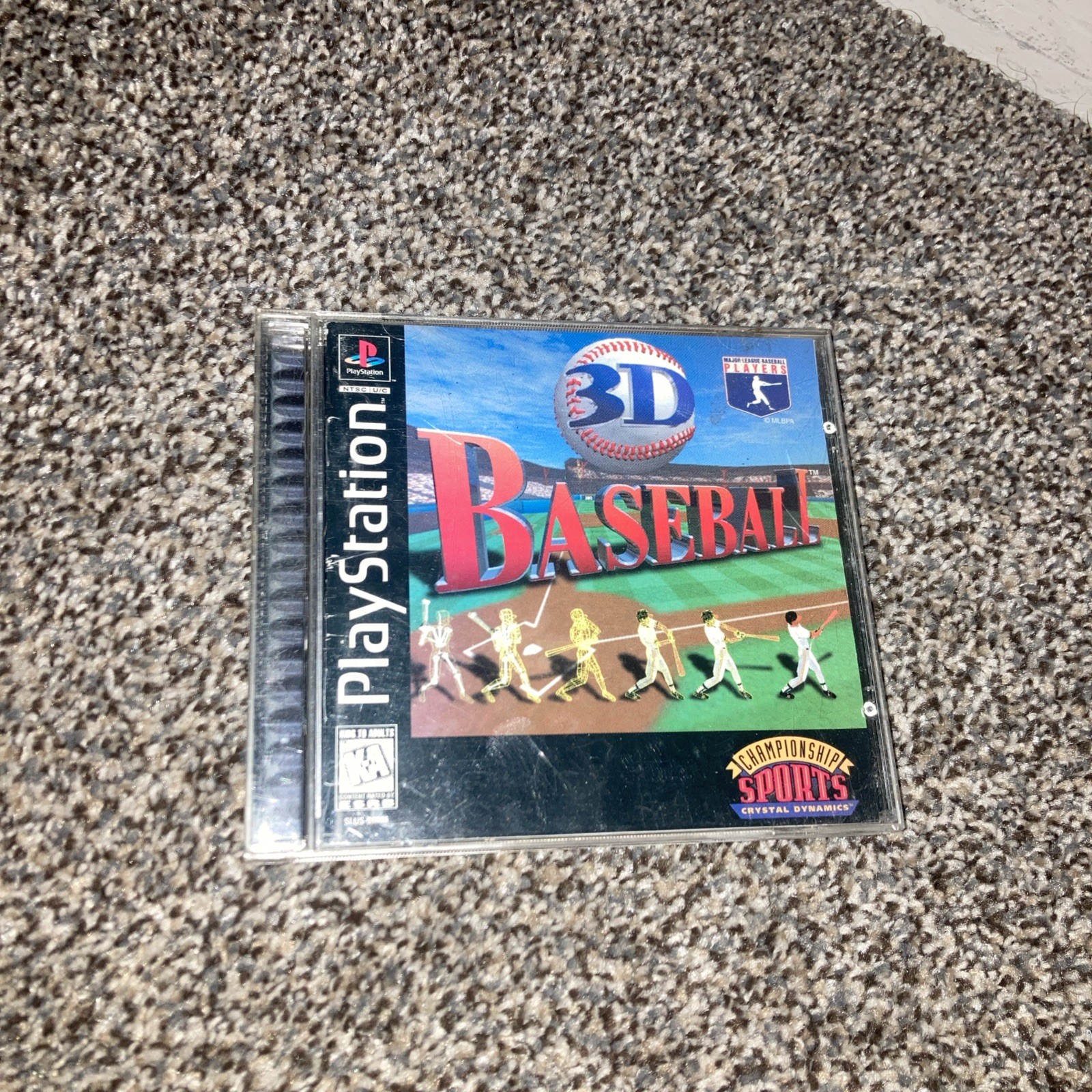 3D Baseball (Sony PlayStation 1, 1996) TESTED CIB WORKING