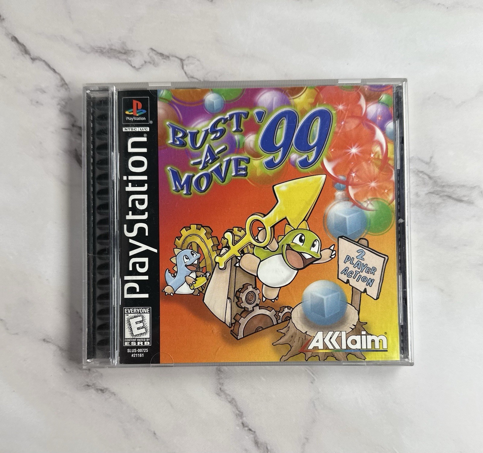 Bust-A-Move ’99 (Sony PlayStation 1, 1999) Complete W/Manual & Reg Card – Tested