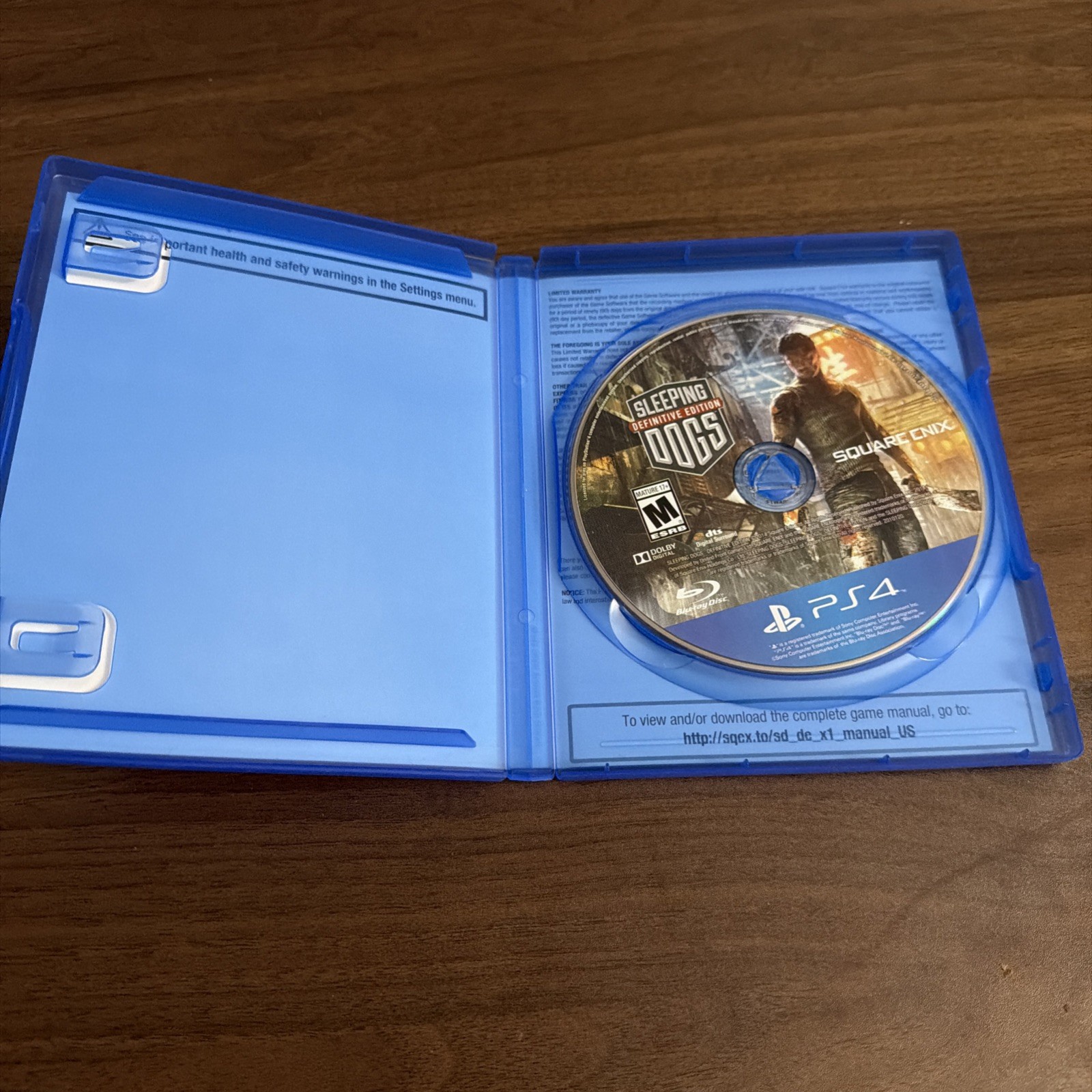 Sleeping Dogs Definitive Edition – Sony PlayStation 4 PS4 – Tested Working