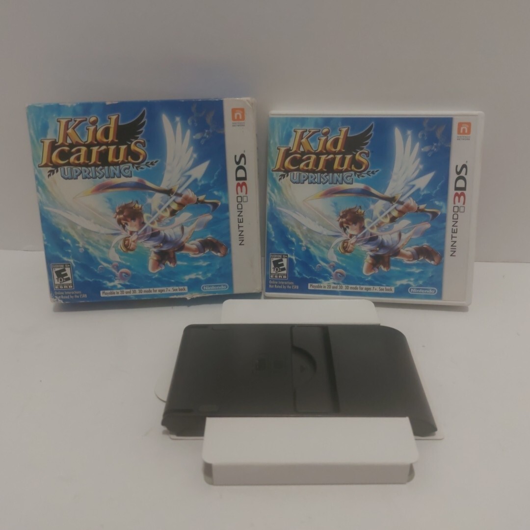 Kid Icarus: Uprising (3DS, 2012) w/ Manual, Inserts, AR Cards And Stand