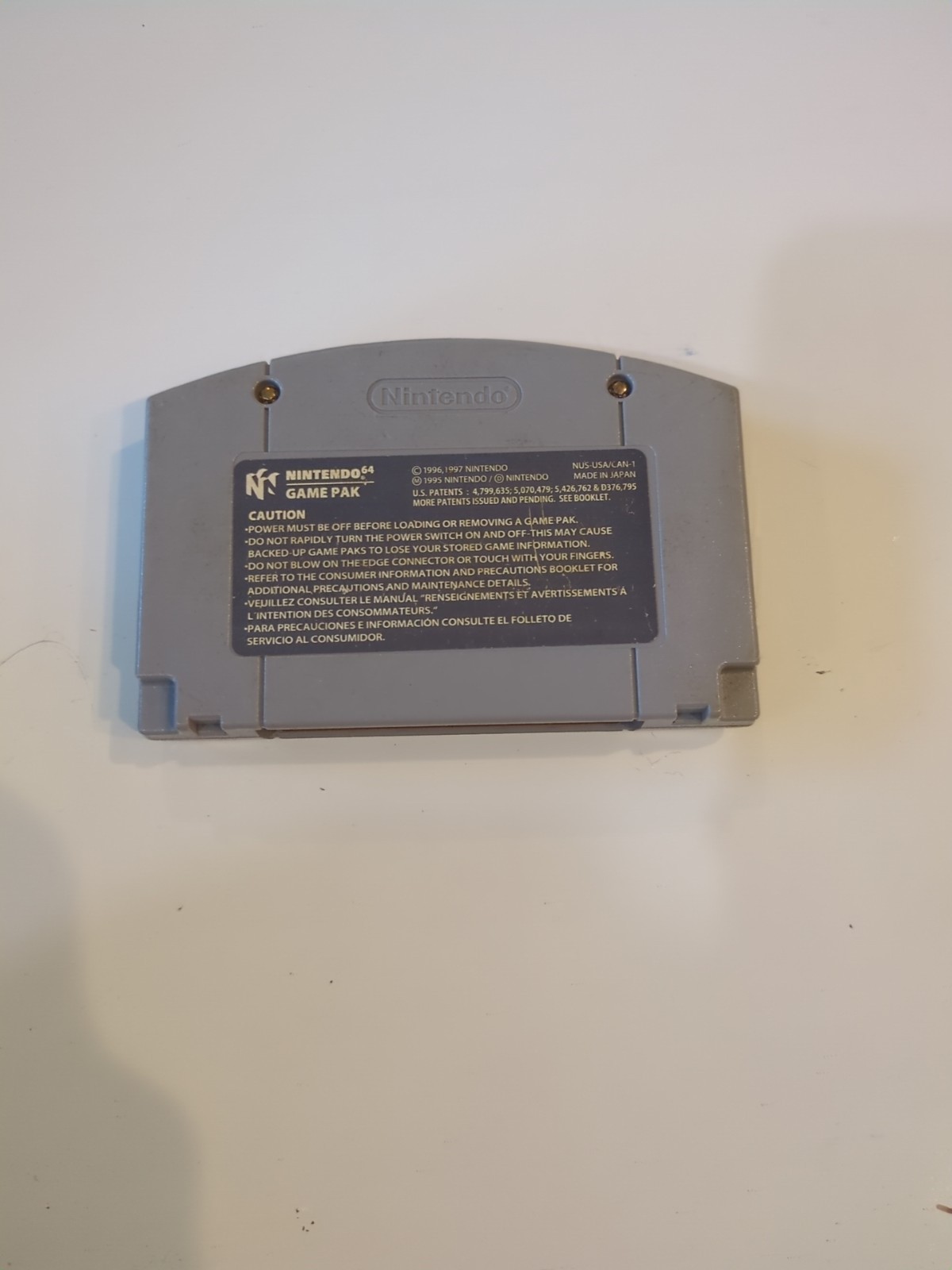 Banjo-Kazooie 1998 Nintendo 64 N64 Game Cartridge Banjo Kazooie AUTHENTIC TESTED