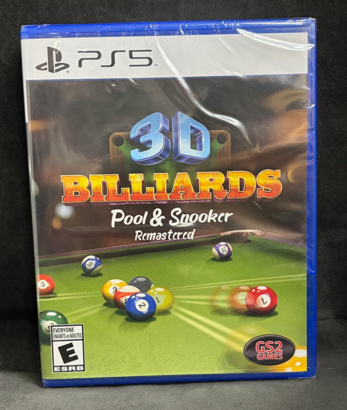 3D Billiards: Pool & Snooker Remastered (MISPRINT) (PS5 / Playstation 5) NEW