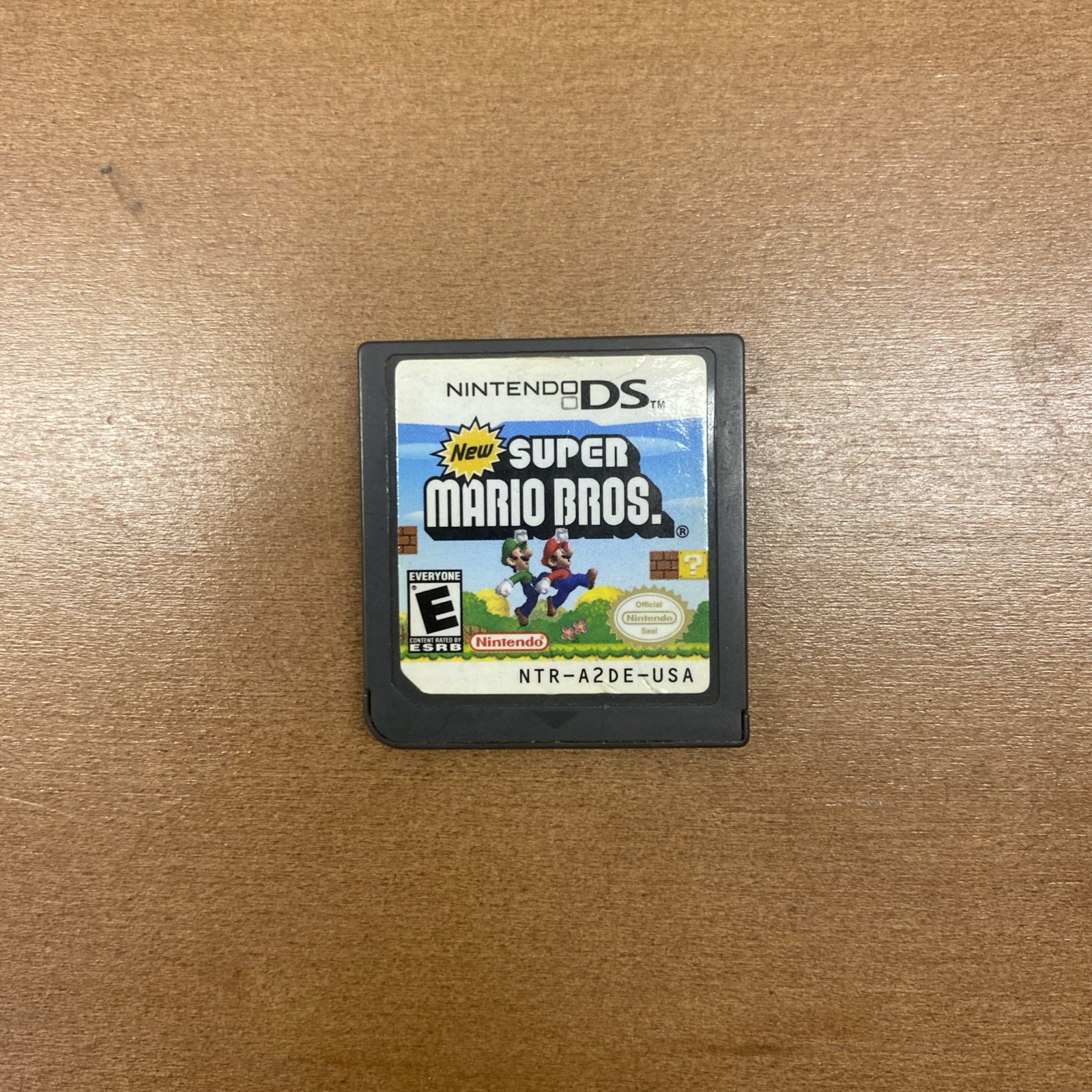 New Super Mario Bros Game Nintendo DS Black Excellent