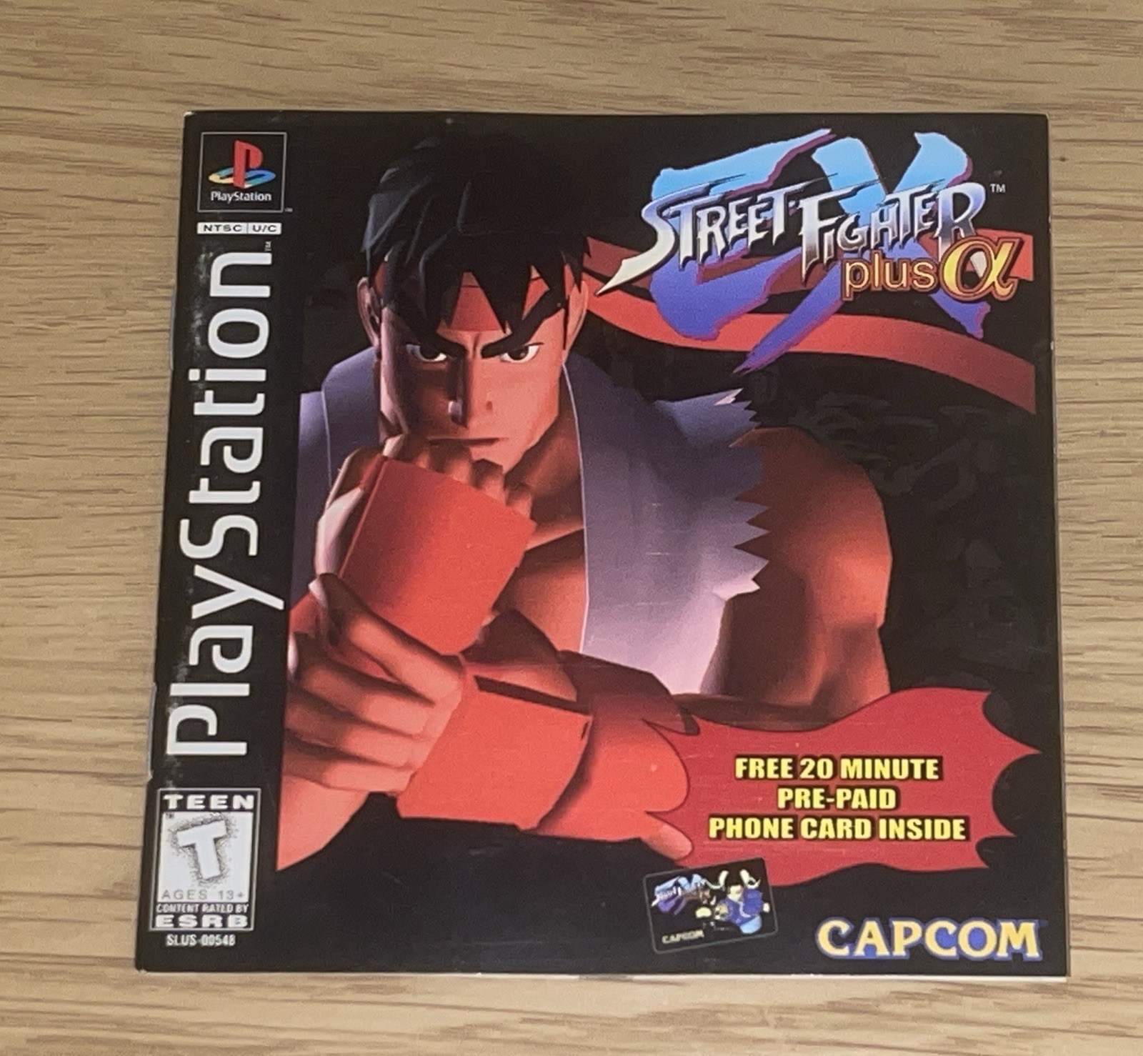 Street Fighter EX Plus Alpha (Sony PlayStation 1, 1997) (Phone Card Variant)