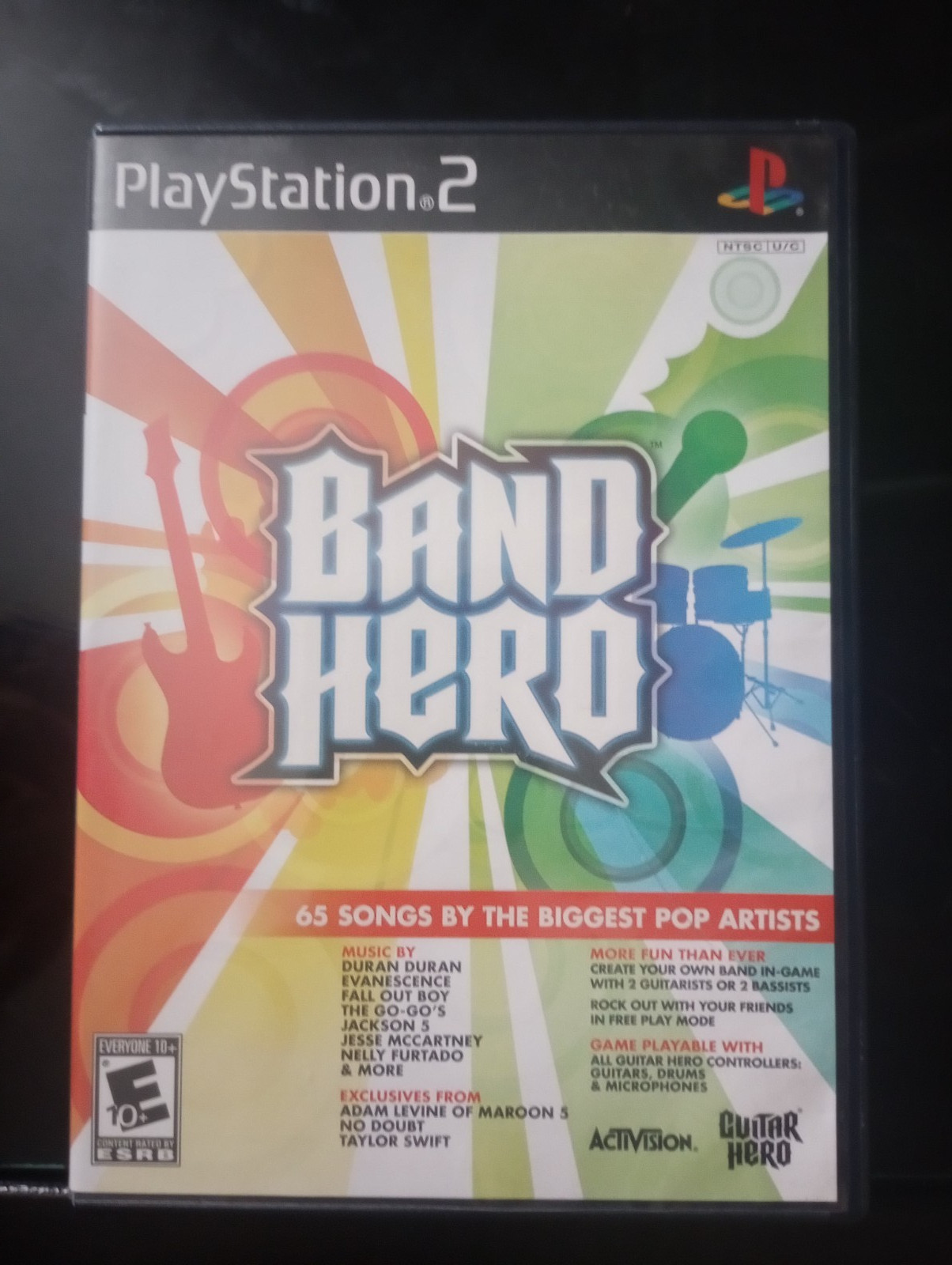 Band Hero (Sony PlayStation 2, 2009) ****TESTED****