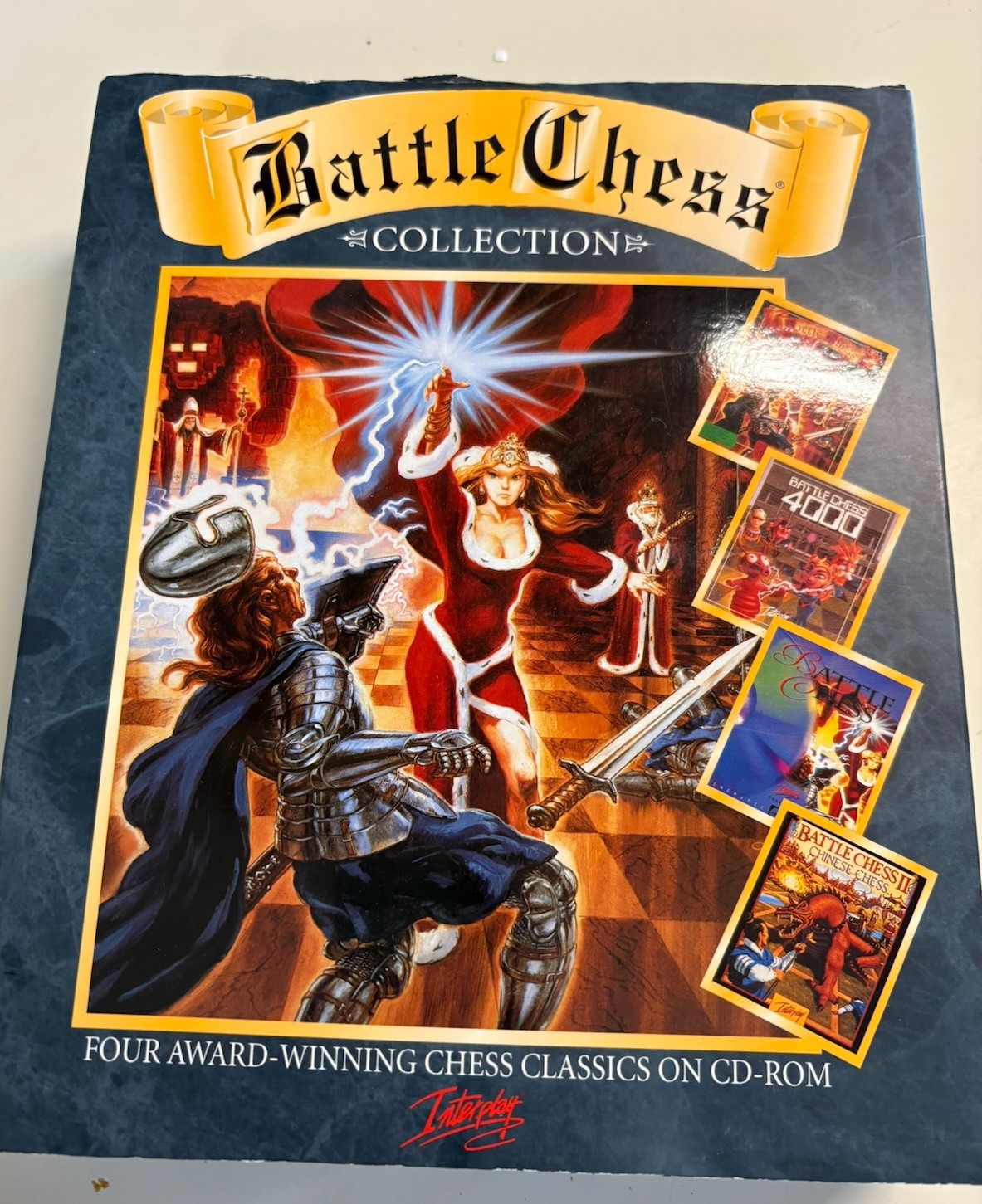 Battle Chess Collection Vintage PC Game Interplay 1994 CD ROM – Big Box
