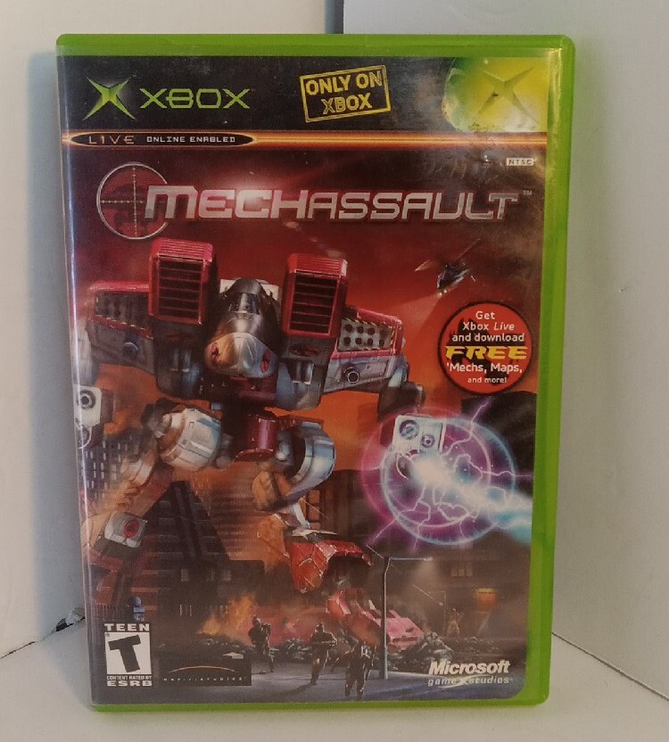 XBOX MechAssault 1 (OG Xbox, 2002) Great Disc