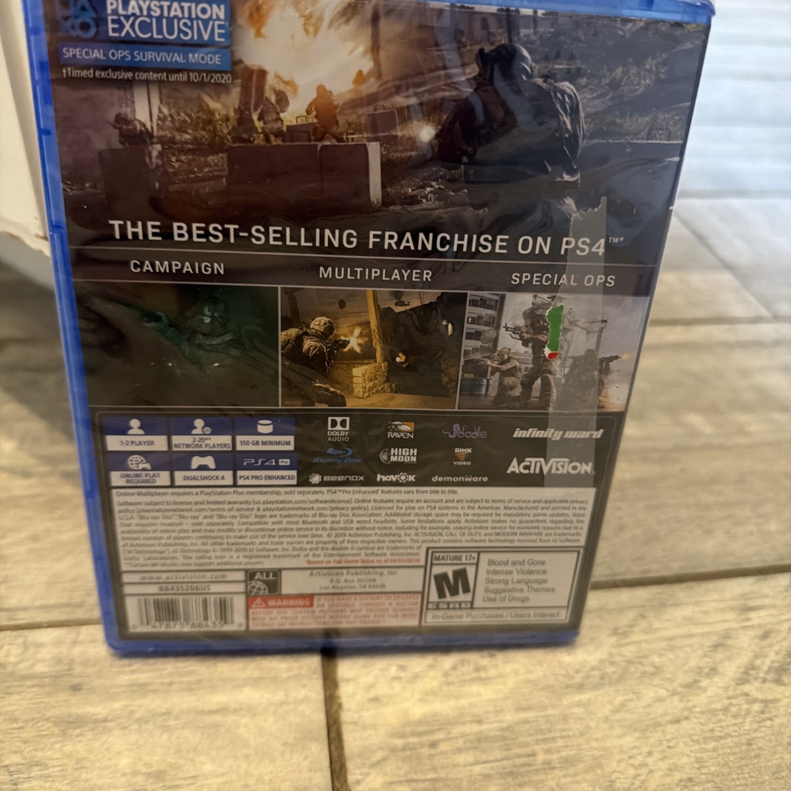 Call of Duty Modern Warfare 2019 (Sony Playstation 4 PS4) Brand New Sealed