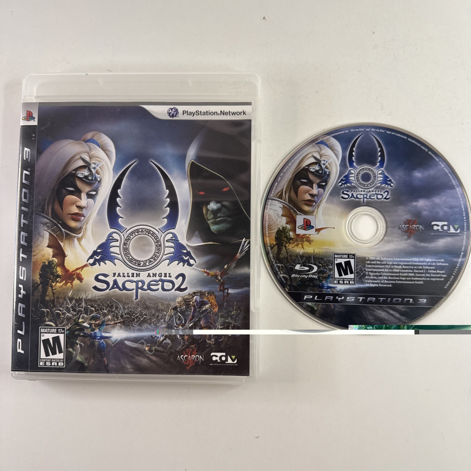 Sacred 2: Fallen Angel Sony PlayStation 3 2009 Ascaron Game/Case Tested