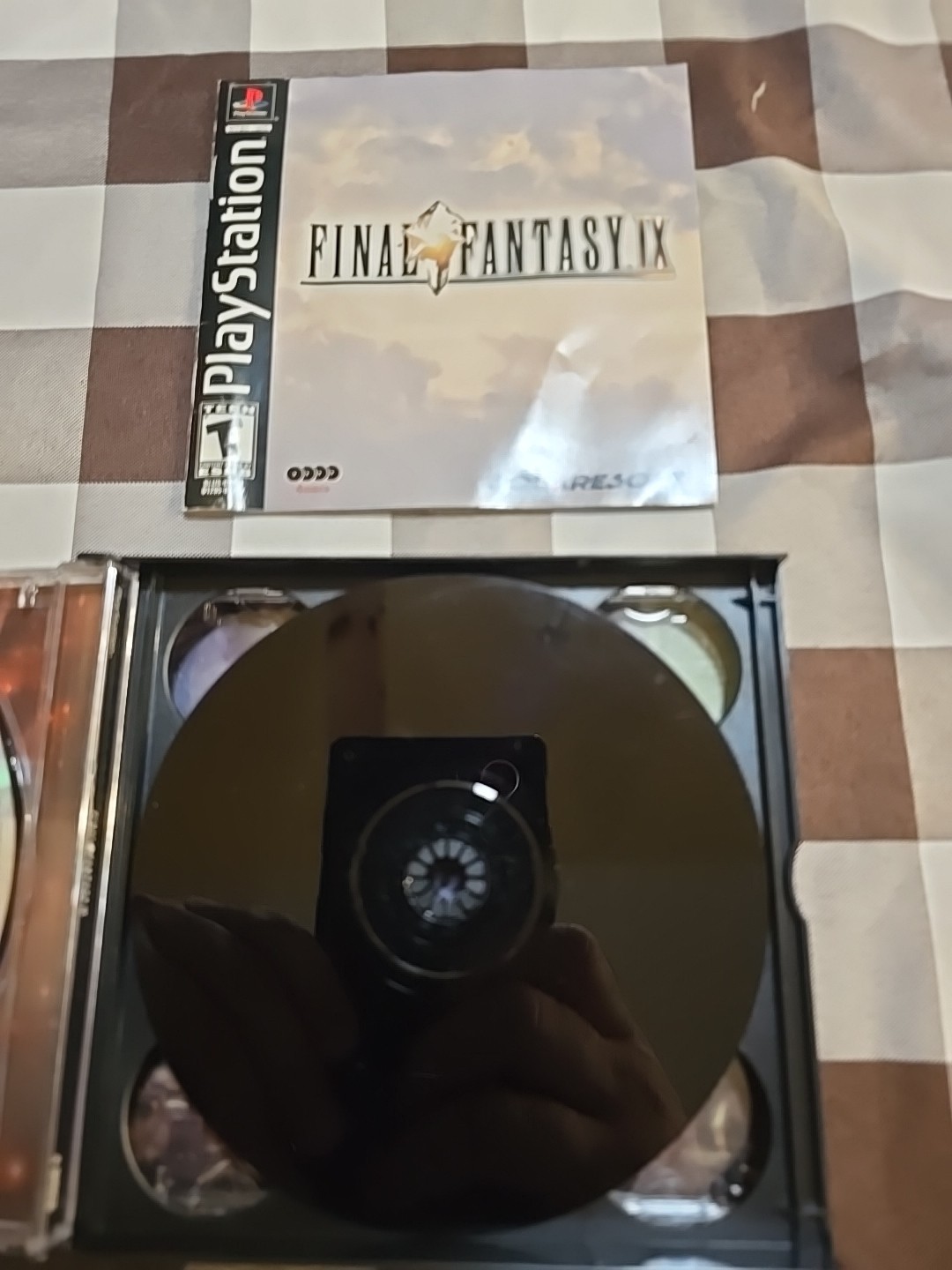 Final Fantasy IX 9 Sony PlayStation 1 Black Label Complete Tested Manual