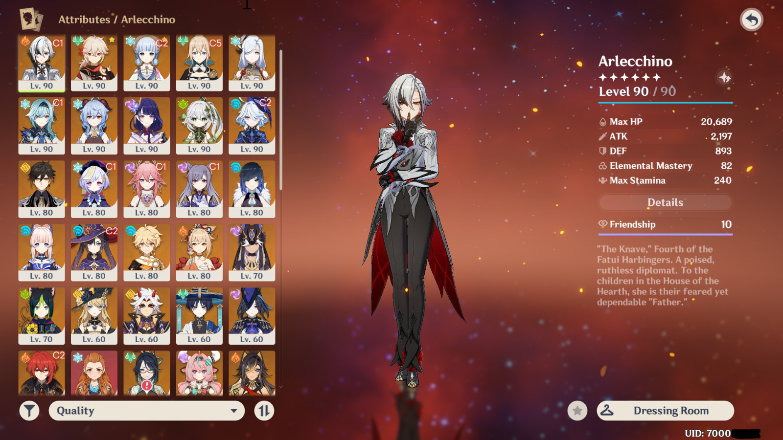 Genshin Impact AR60 [EU] Day 1 OG account w/ Festering Desire + TONS WELL BUILD!