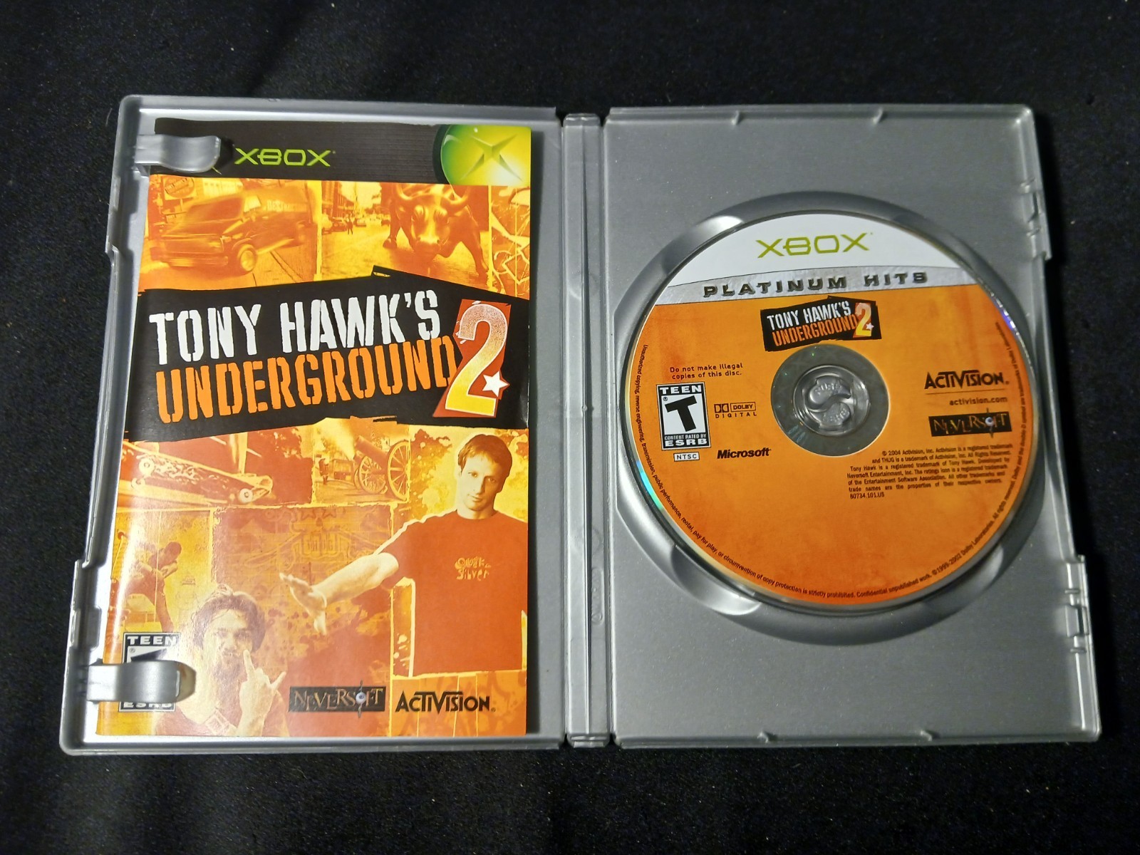 Tony Hawk’s Underground 2 Xbox Platinum Hits Complete CIB Tested w Manual