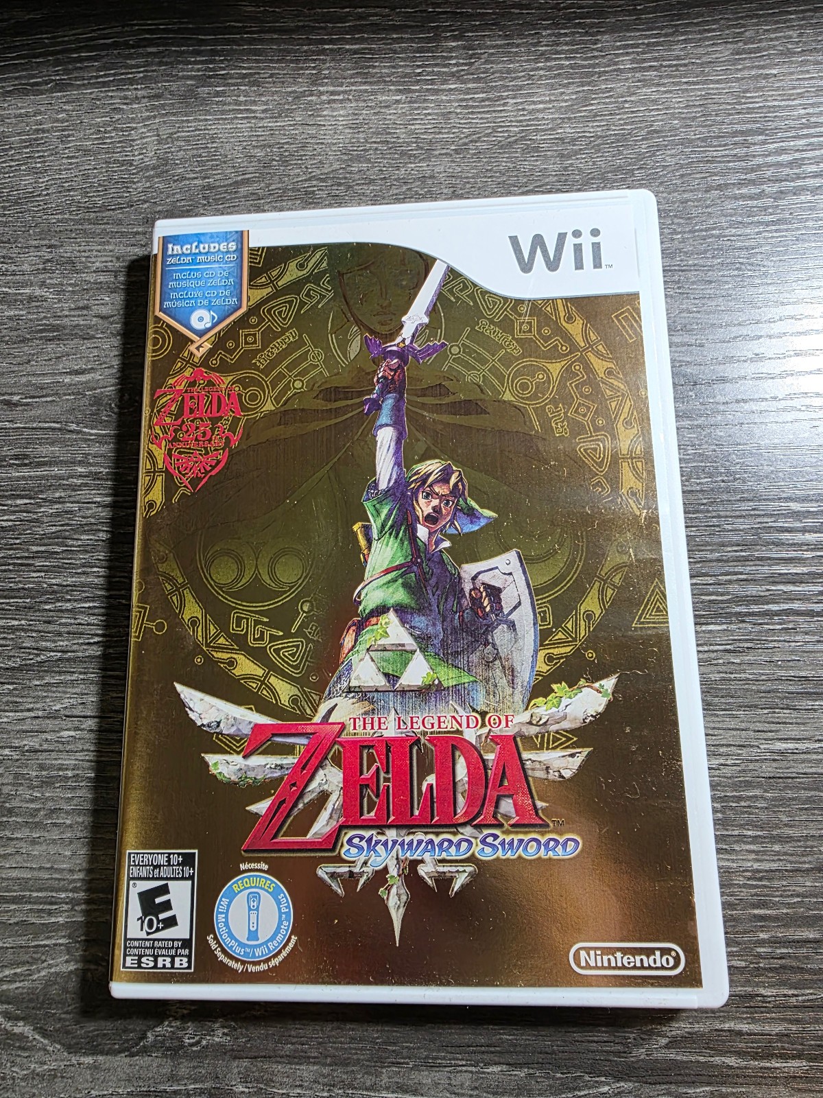 The Legend of Zelda: Skyward Sword (Nintendo Wii, 2011) Complete W/ Music CD CIB