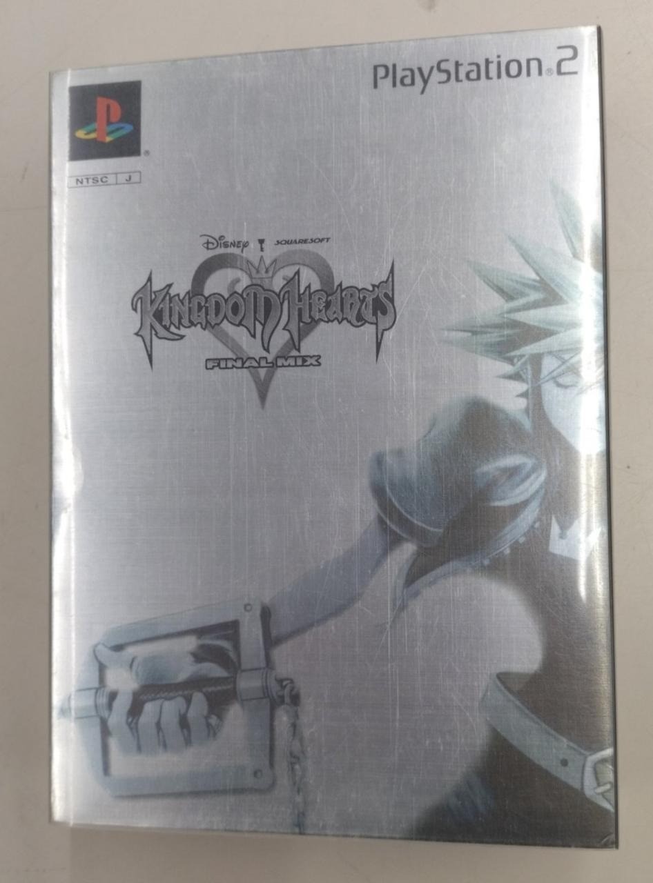 PS2 KINGDOM HEARTS FINAL MIX Platinum Limited w/ Figure PlayStation2 From Japan