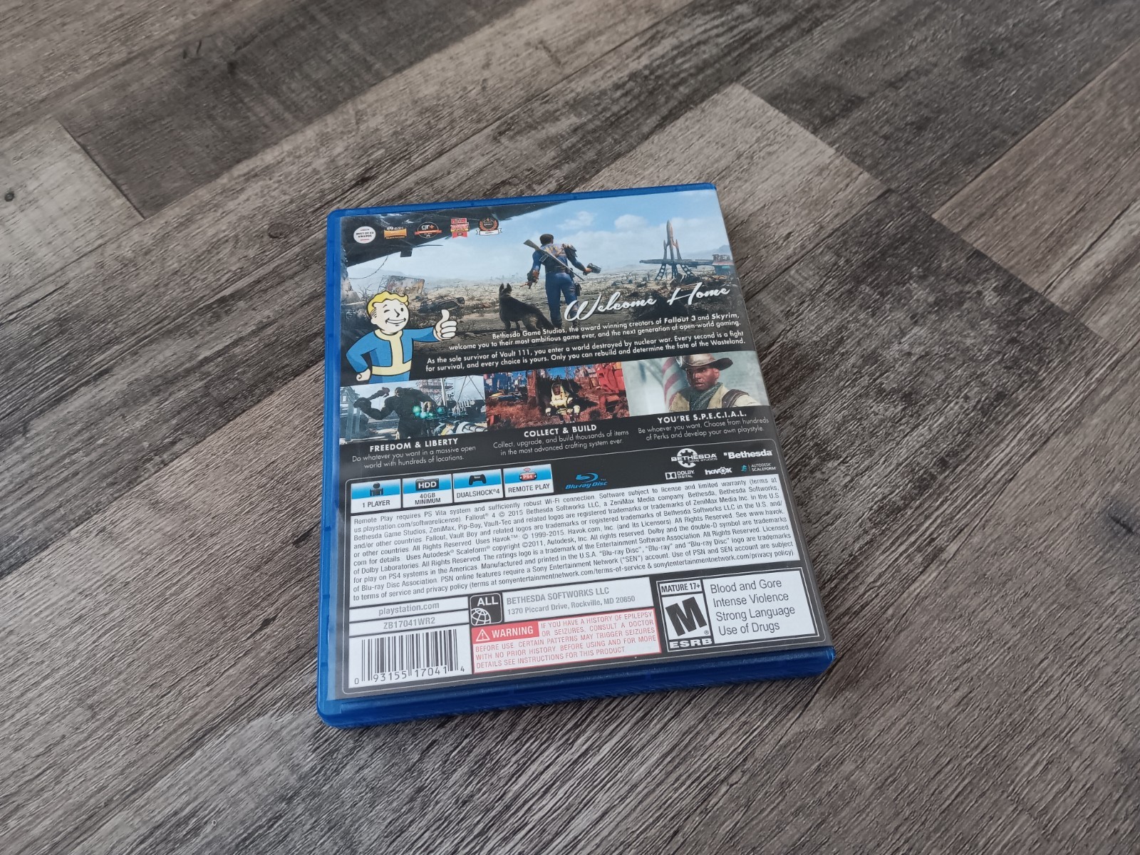 Fallout 4 (Sony PlayStation 4 PS4) CIB Complete in Case With Inserts Video Game