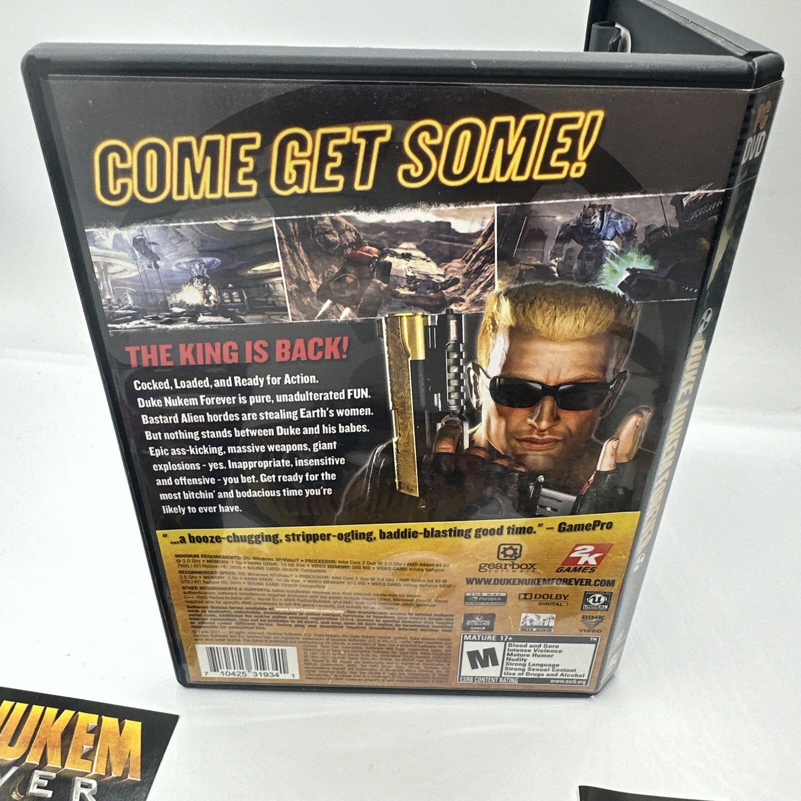 Duke Nukem Forever – PC DVD Computer game Buy This Before I Run Out Of Gum