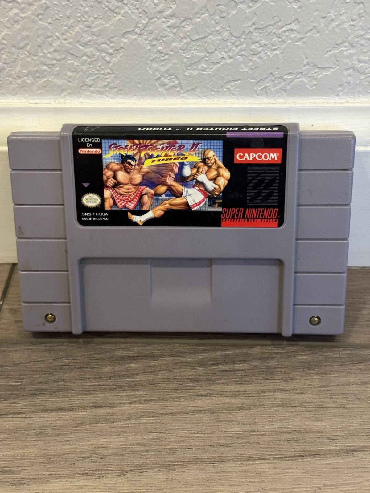 Street Fighter II Turbo (Super Nintendo SNES, 1993) Tested Works