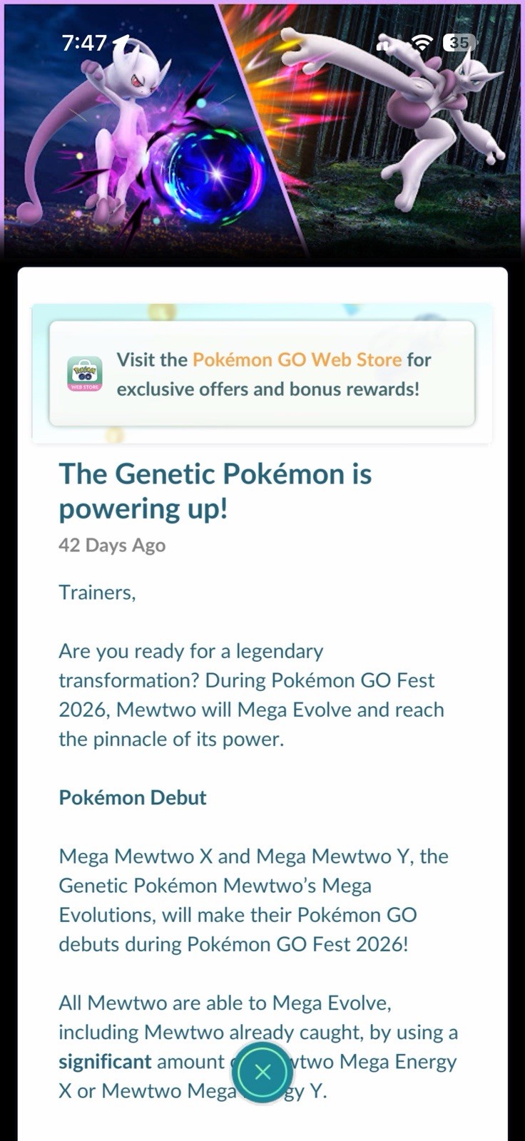 GLOBAL GOFEST 2026 participation , shinys, raids, mewtwo mega energy!!!!!