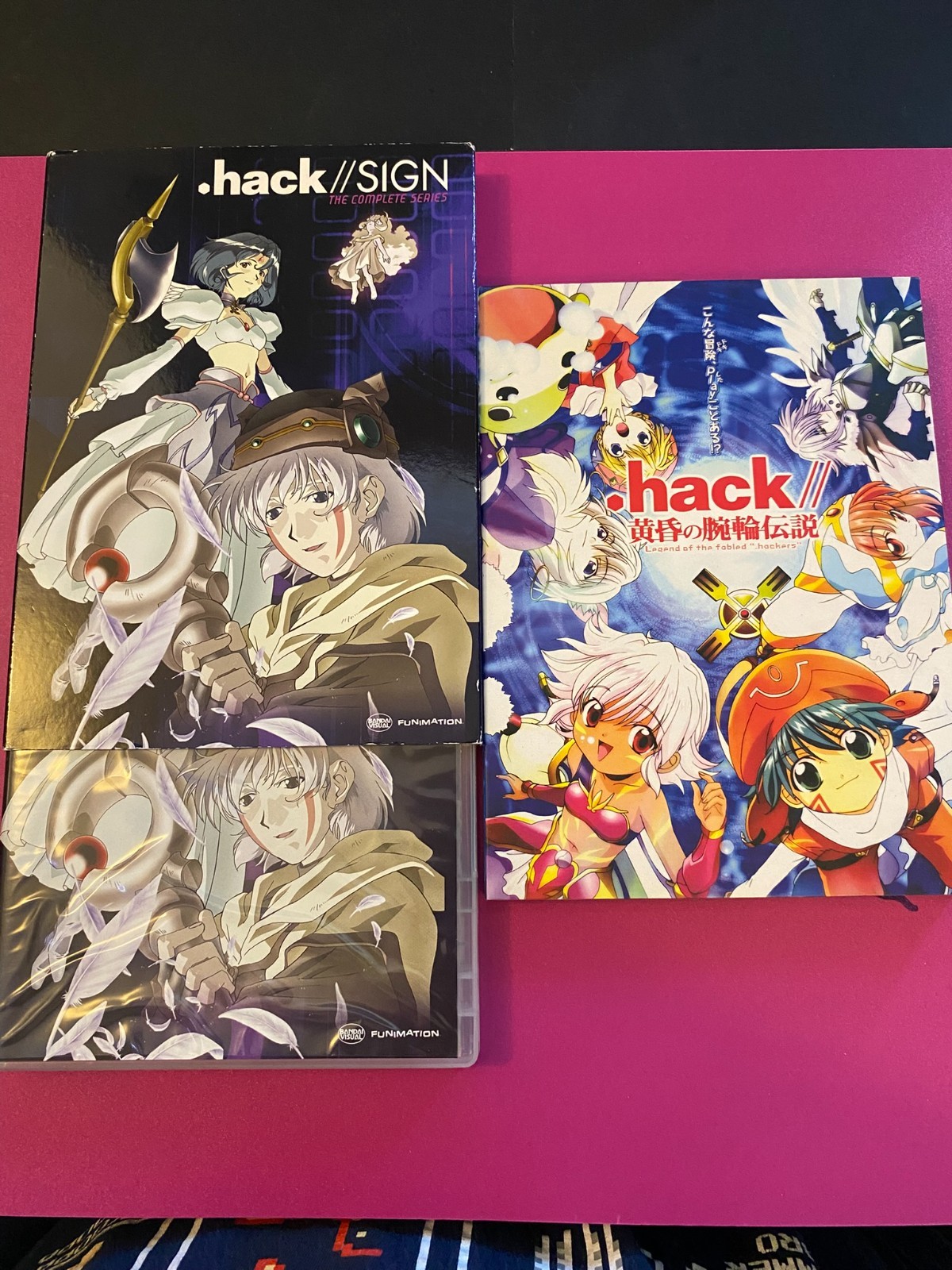 dot hack for PS2 & PS4 complete collection & two complete dot hack anime dvds