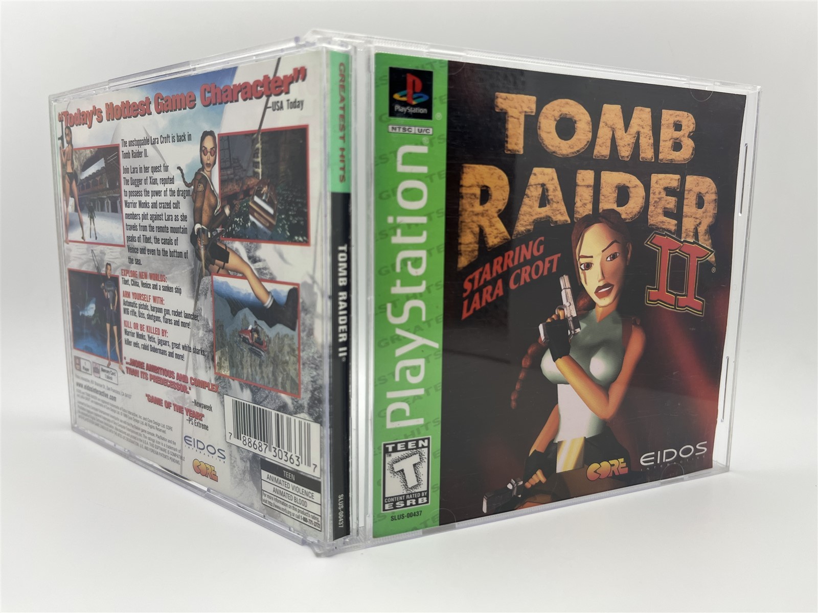 Tomb Raider 2 – PlayStation 1 – Complete Tested Working – Free Ship
