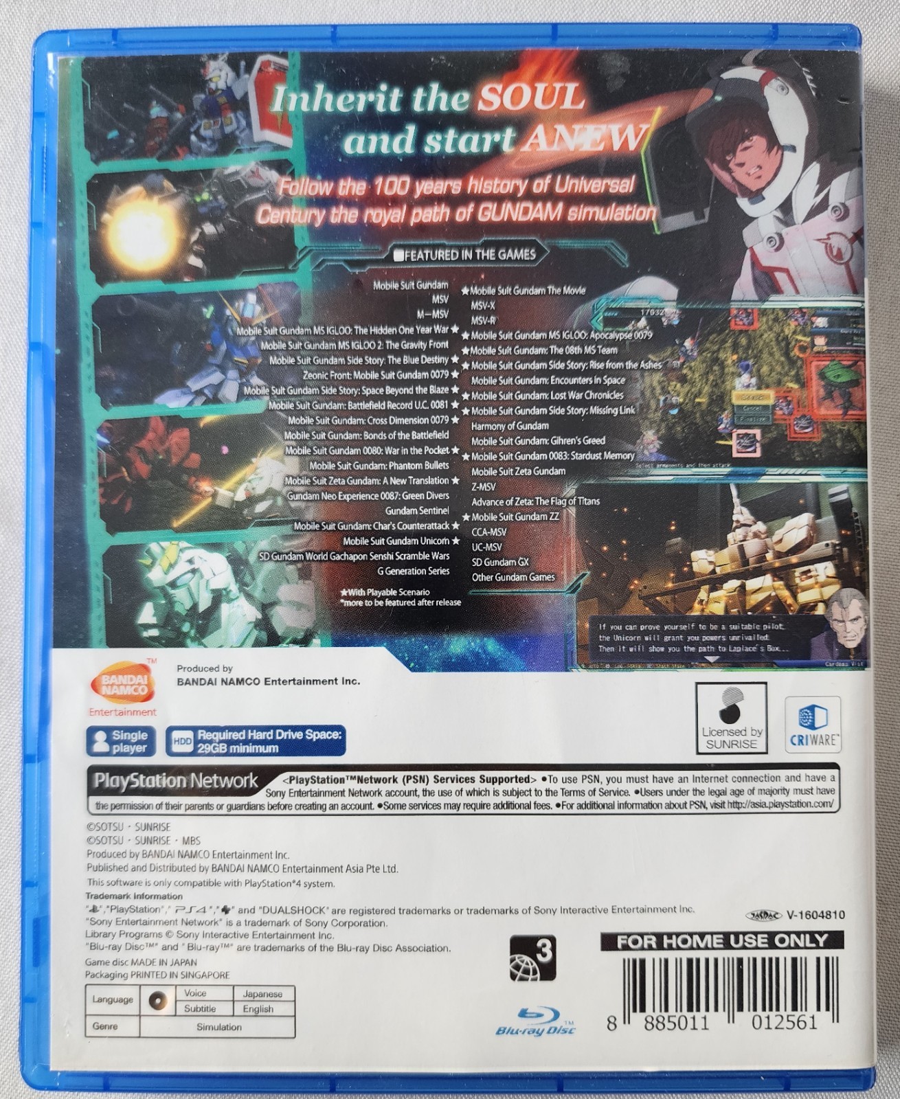 SD Gundam G Generation Genesis – (PS4) – Region 3 English