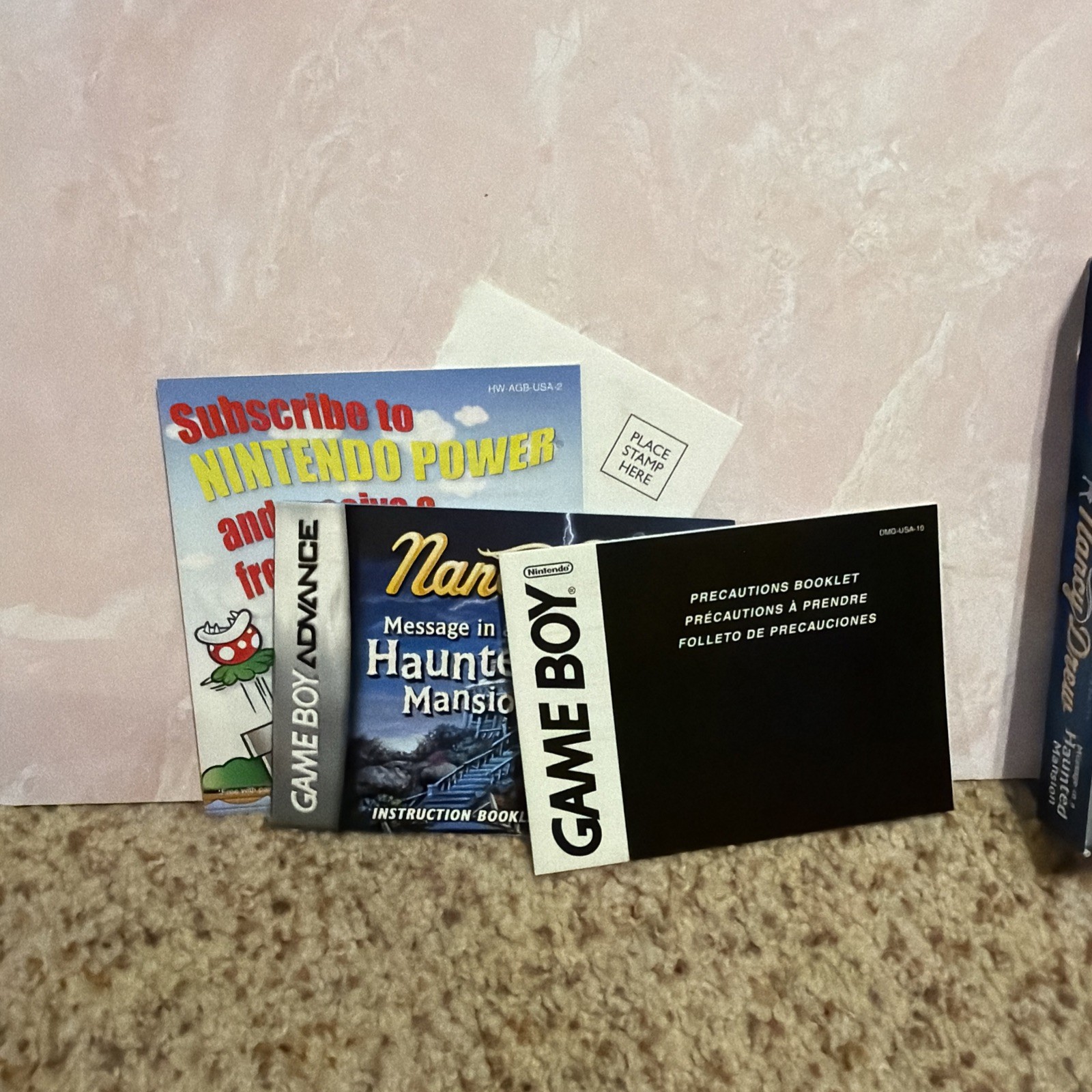 Nancy Drew: Message in a Haunted Mansion (Nintendo Game Boy Advance, 2001)