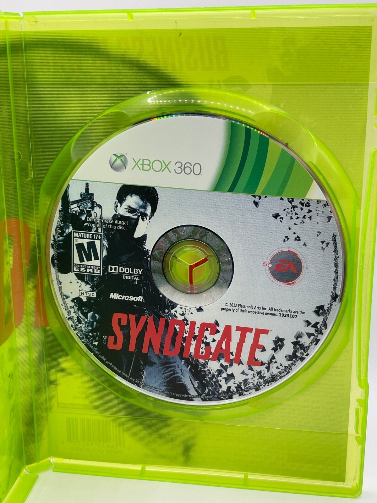 Syndicate Microsoft Xbox 360 Game CIB
