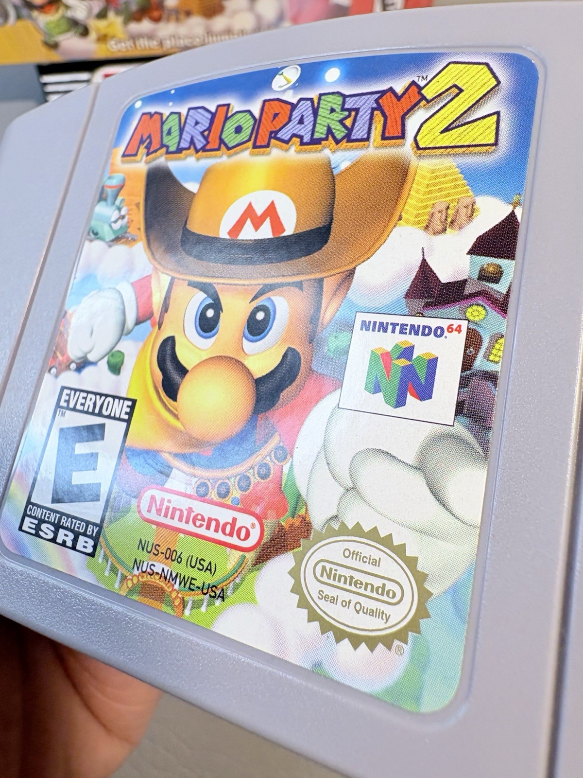 Mario Party 2 N64 Nintendo 64 Complete CIB Authentic – Cellophane Seal