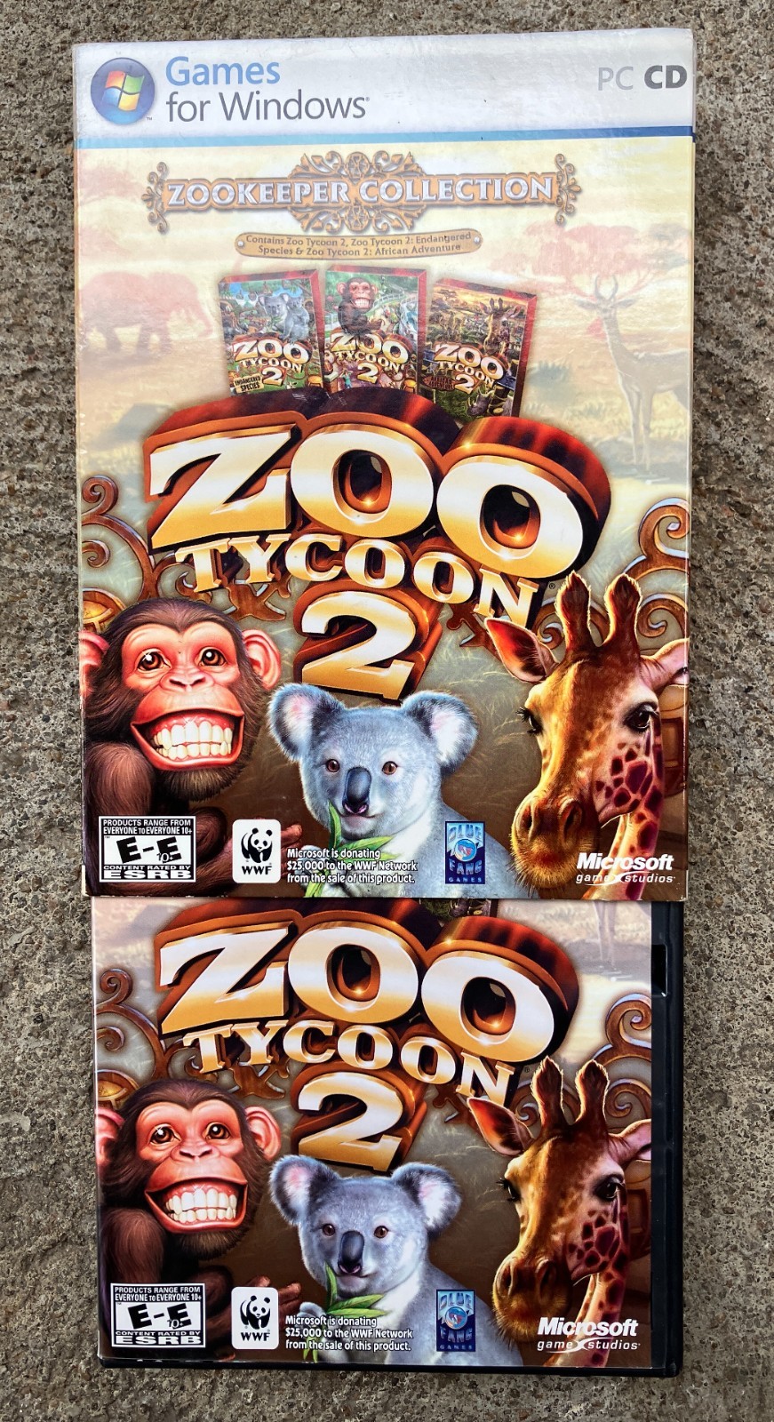 game ZOO TYCOON 2: Zookeeper Collection in box – PC 2006 – complete