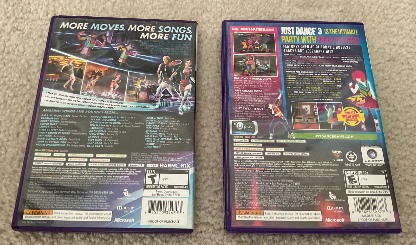 Dance Central 1 & Dance Central 2 Kinect Game Bundle (Xbox 360)