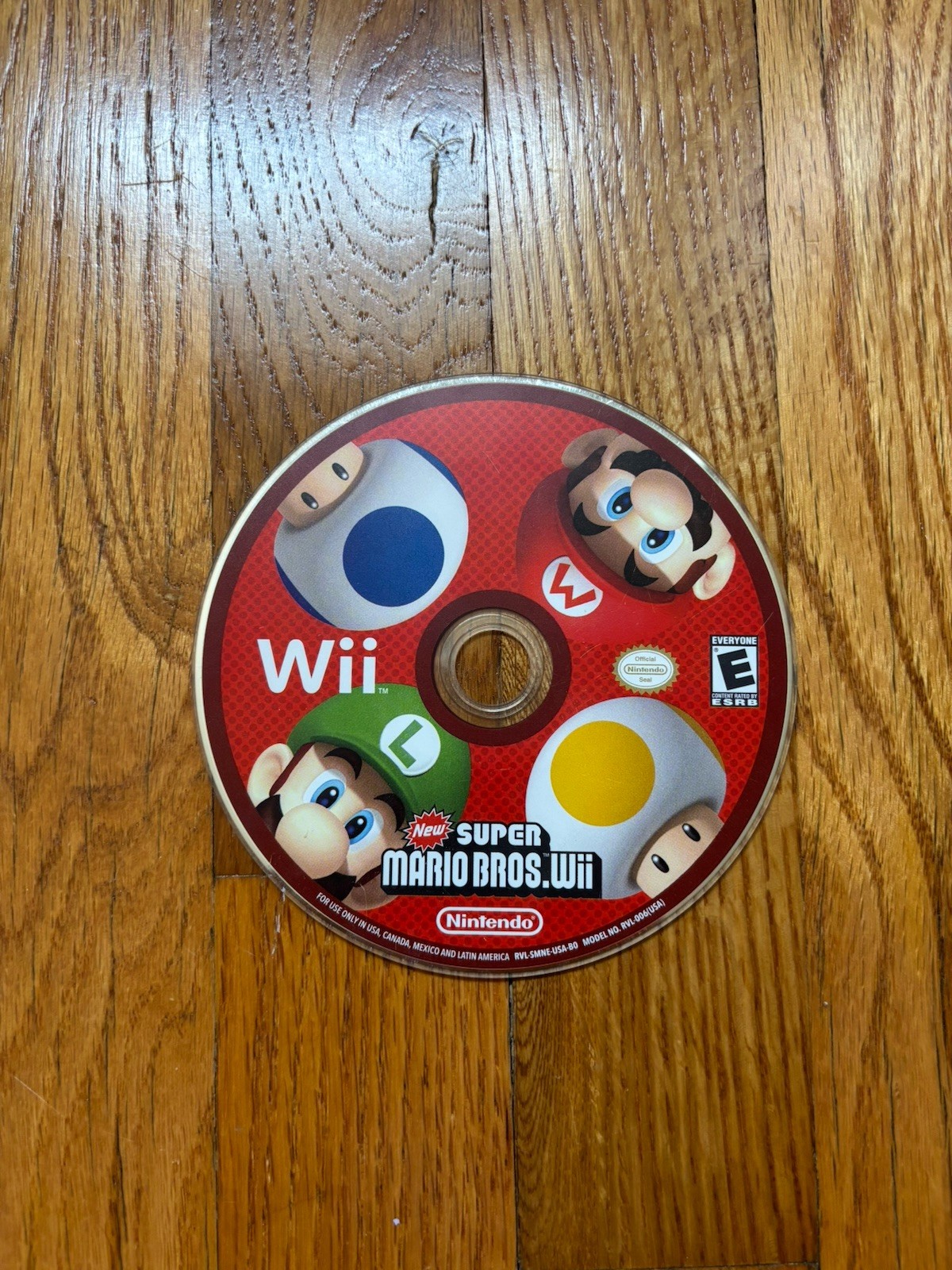 Nintendo New Super Mario Bros Wii (Nintendo Wii) DISC ONLY