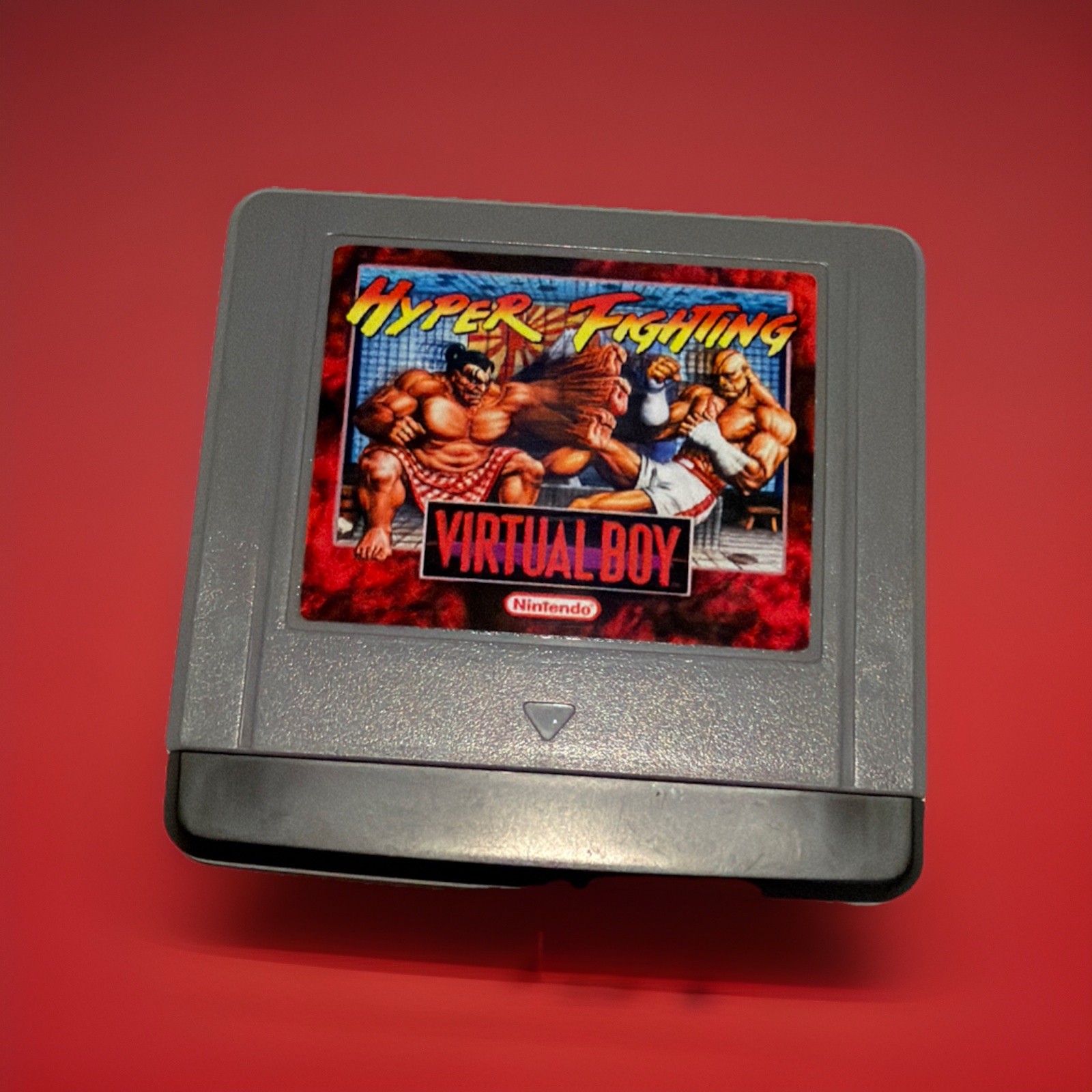 Hyper Fighting Nintendo Virtual Boy Game loose cartridge only Tested Working