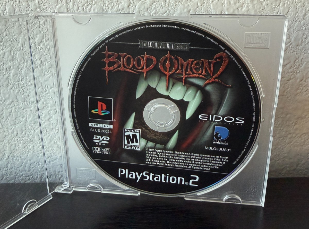 Blood Omen 2 Legacy of Kain PS2 PlayStation 2 DISC ONLY Tested Working SLUS-2002