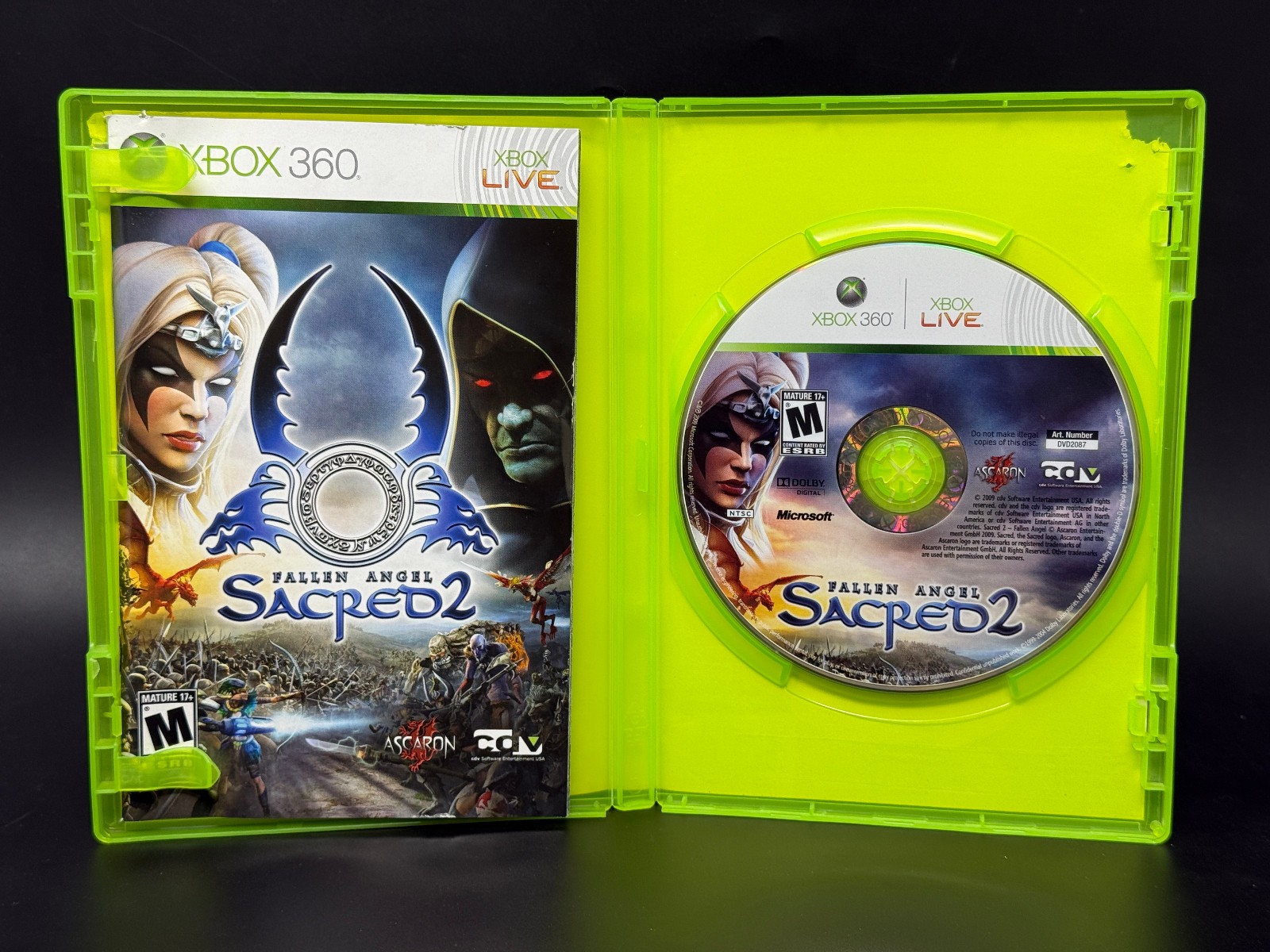 Sacred 2: Fallen Angel (Microsoft Xbox 360) *COMPLETE – TESTED*