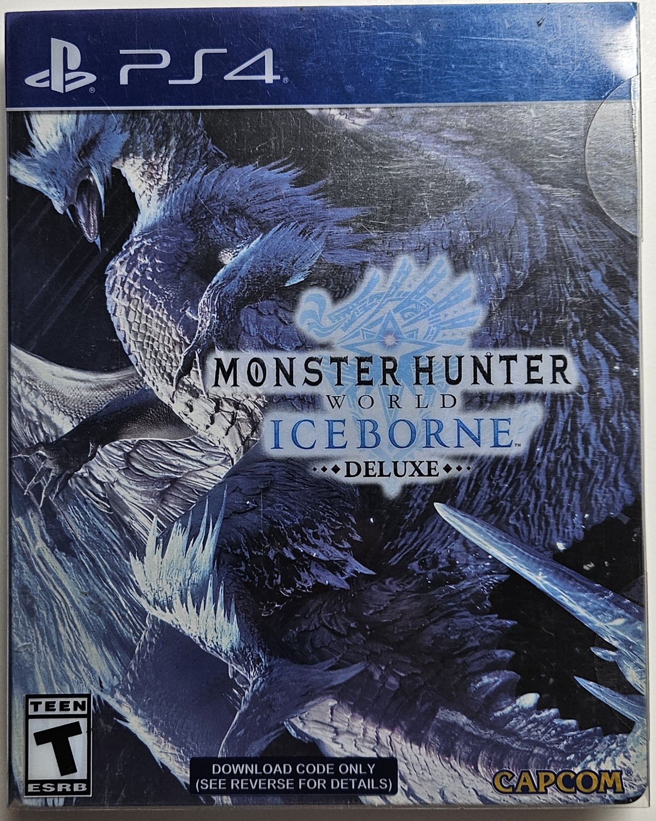 Monster Hunter World Iceborne Deluxe Steelbook Sony Playstation 4 PS4 Complete