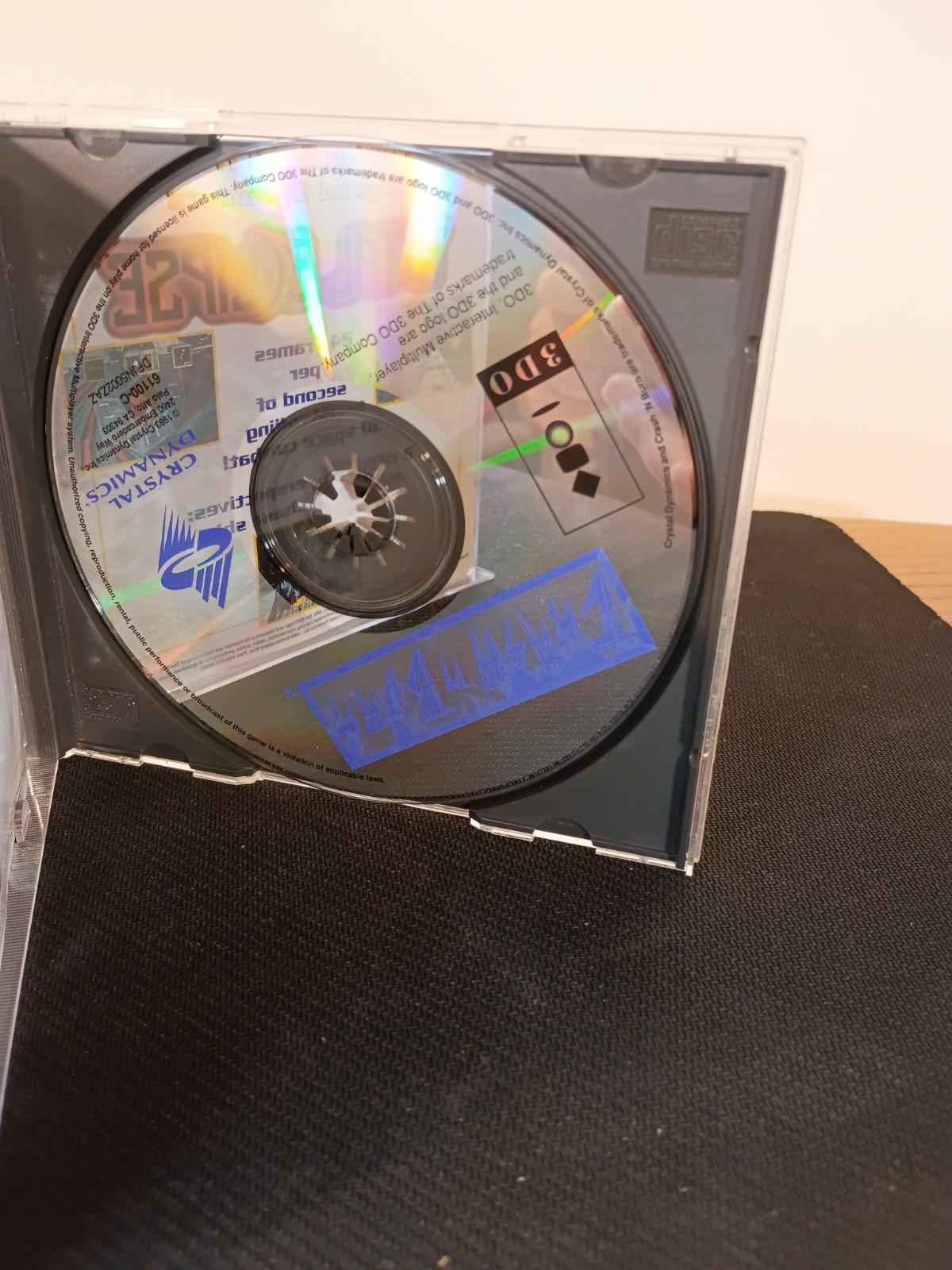 🔥 Rare Crash n Burn Panasonic 3DO Complete CIB Game Disc and Manual (A12) Clean